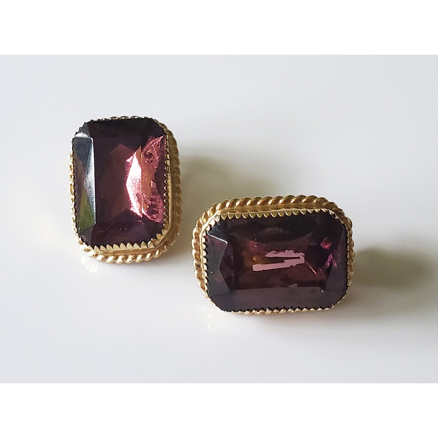 Vintage Whiting & Davis Clip On Earrings