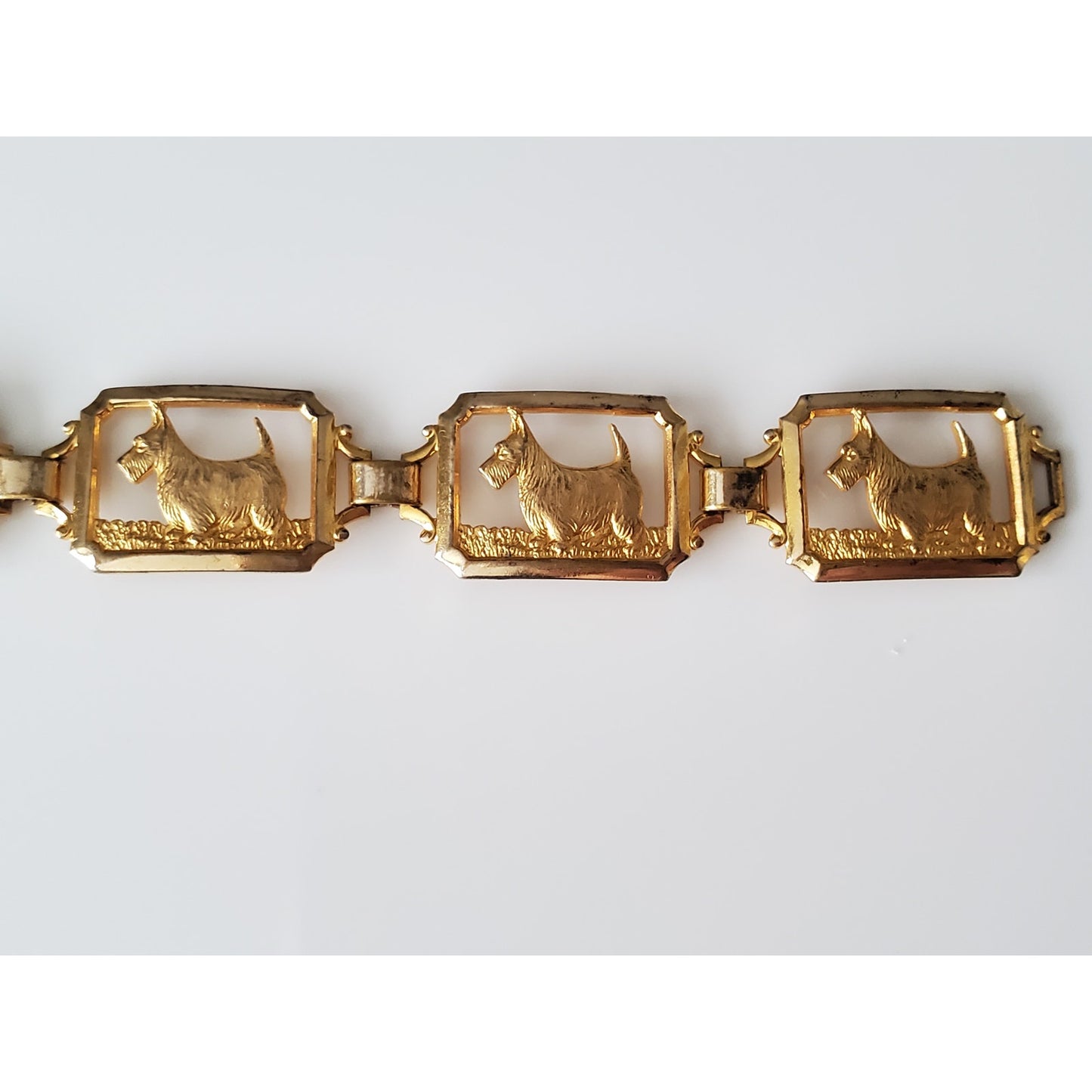 Vintage Terrier Gold Filled Bracelet