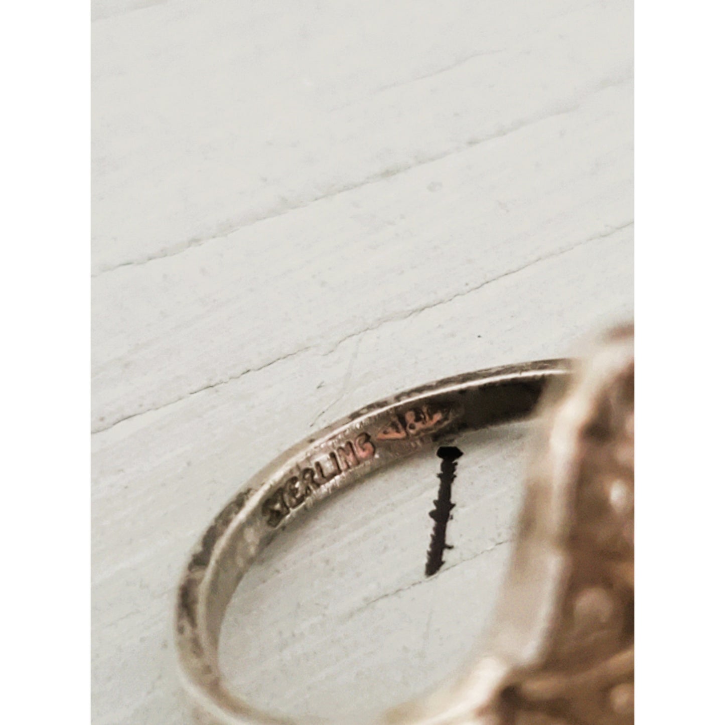 Vintage Clark & Comb Sterling Silver Ring