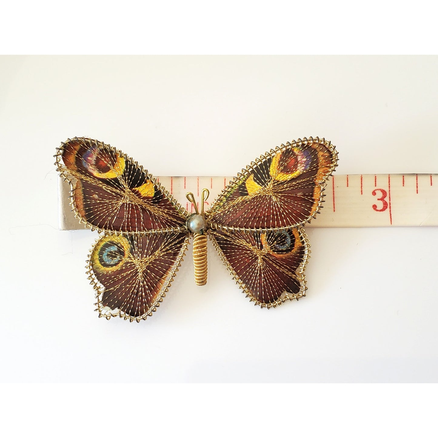 Pair of Vintage Bavarian Butterfly Brooches