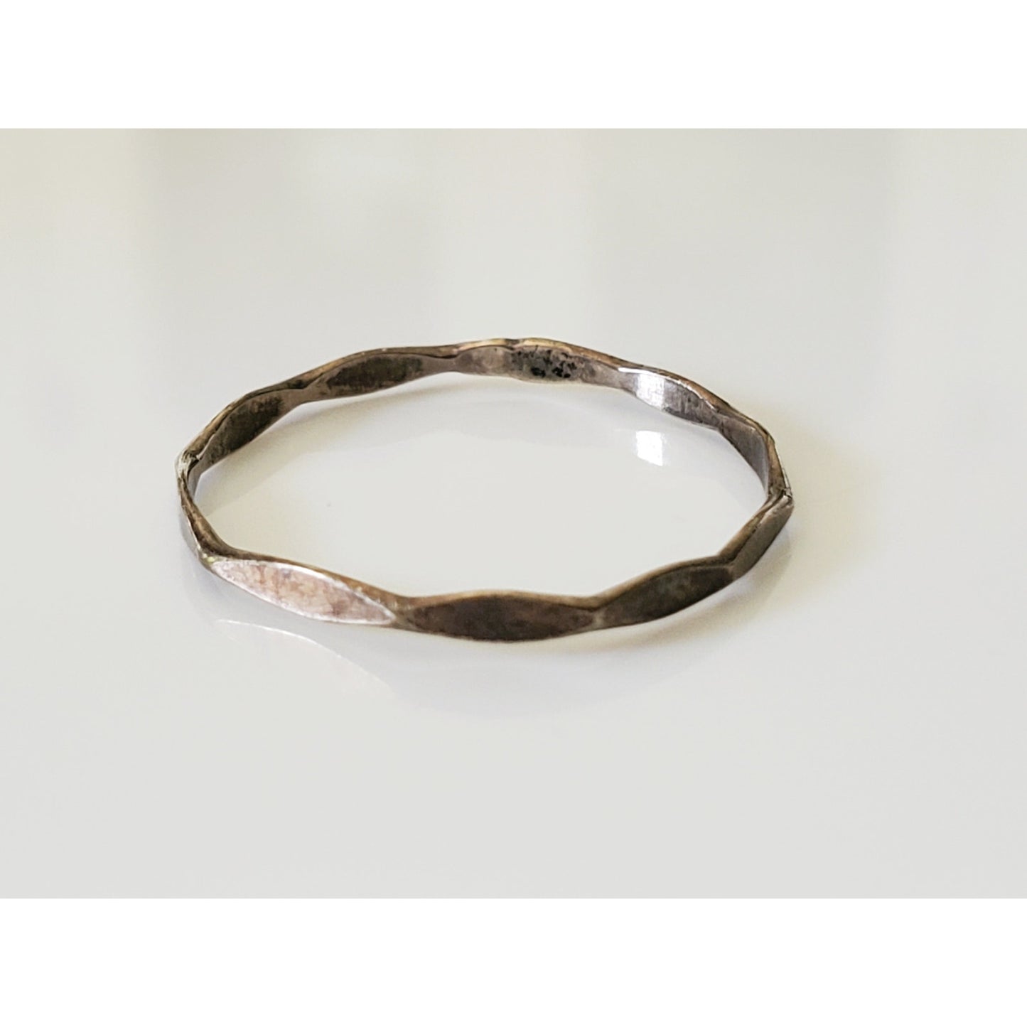 Vintage Sterling Silver Thin Ring Band