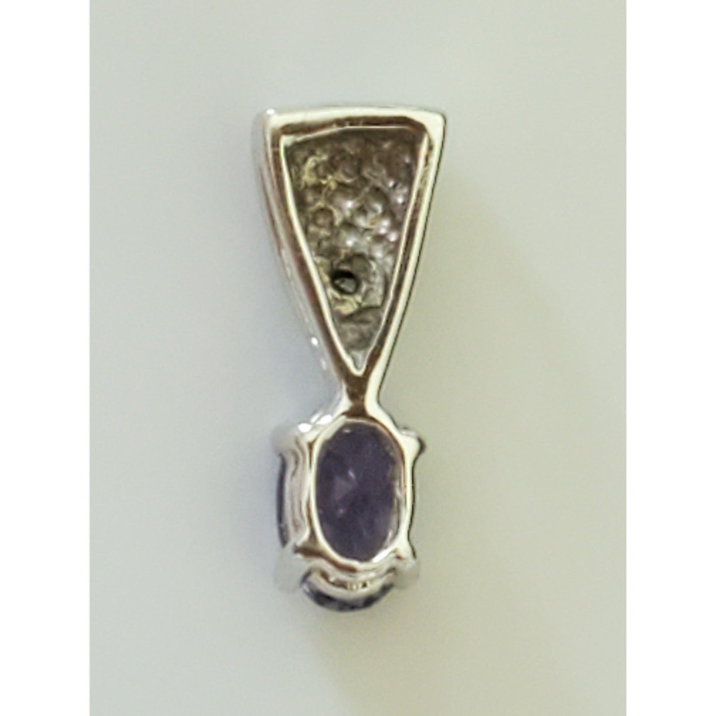 Vintage 14K Tanzanite and Diamond Mini Pendant