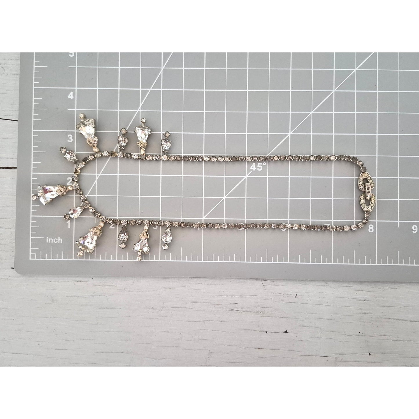 Vintage Kramer Designer Rhinestone Necklace