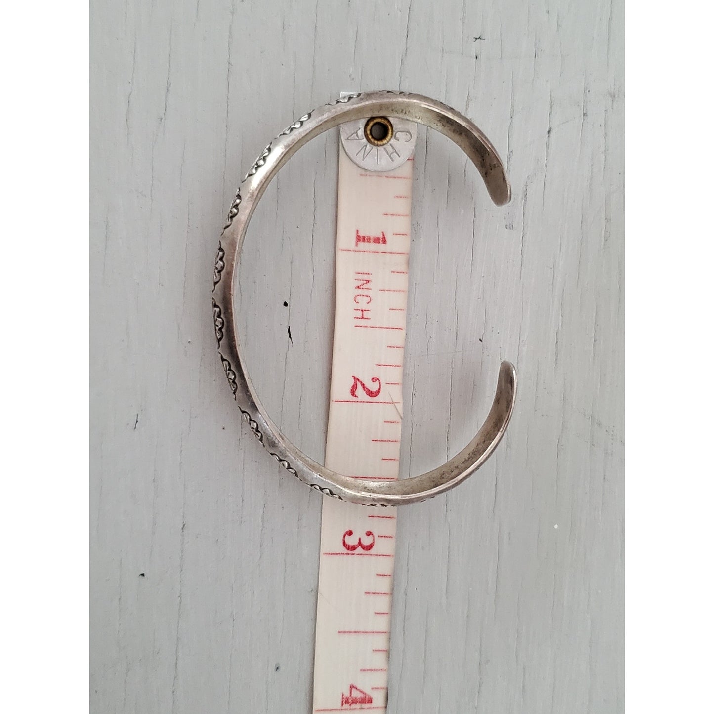 Vintage Navajo Sterling Silver Cuff Bracelet