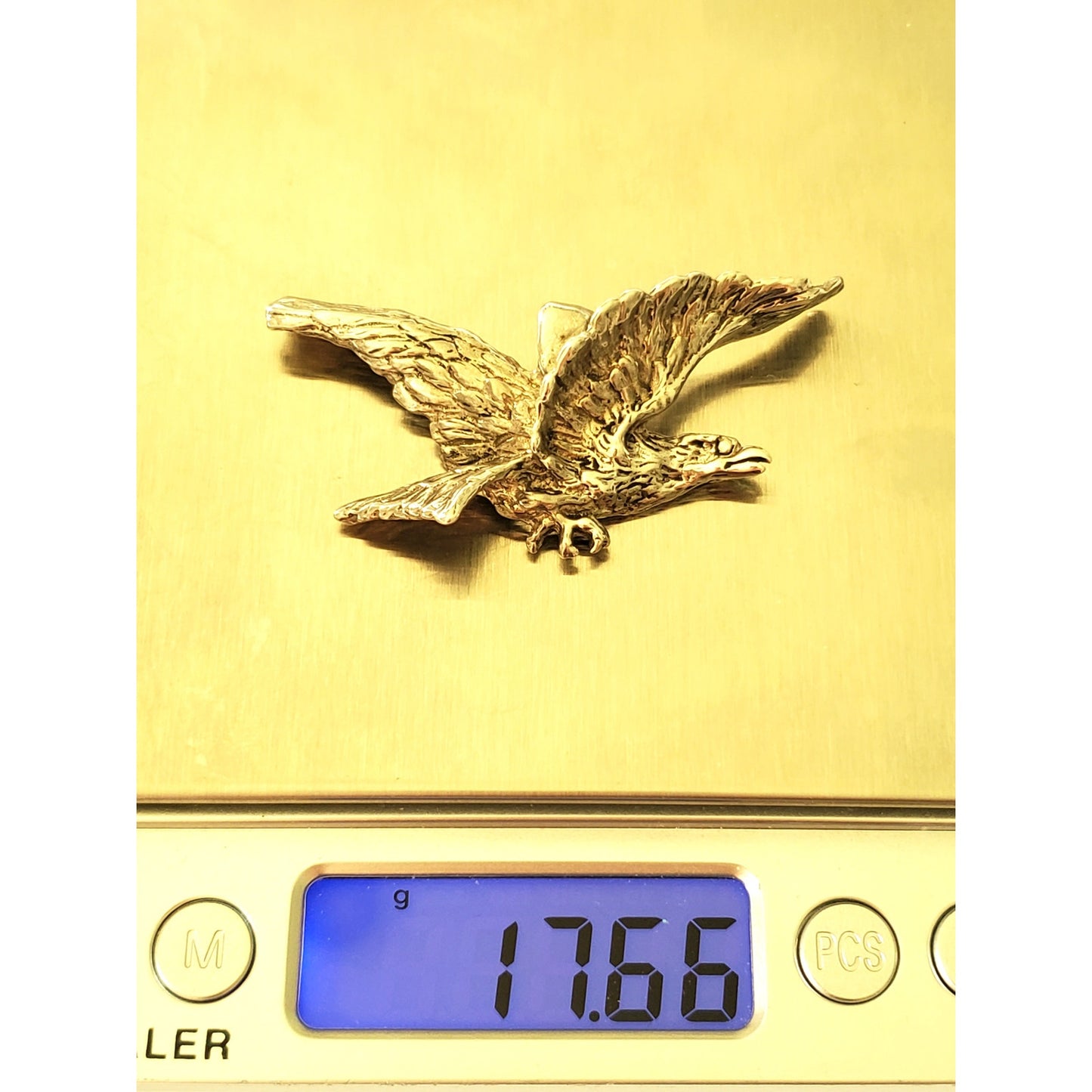 Vintage Sterling Silver Eagle Pendant