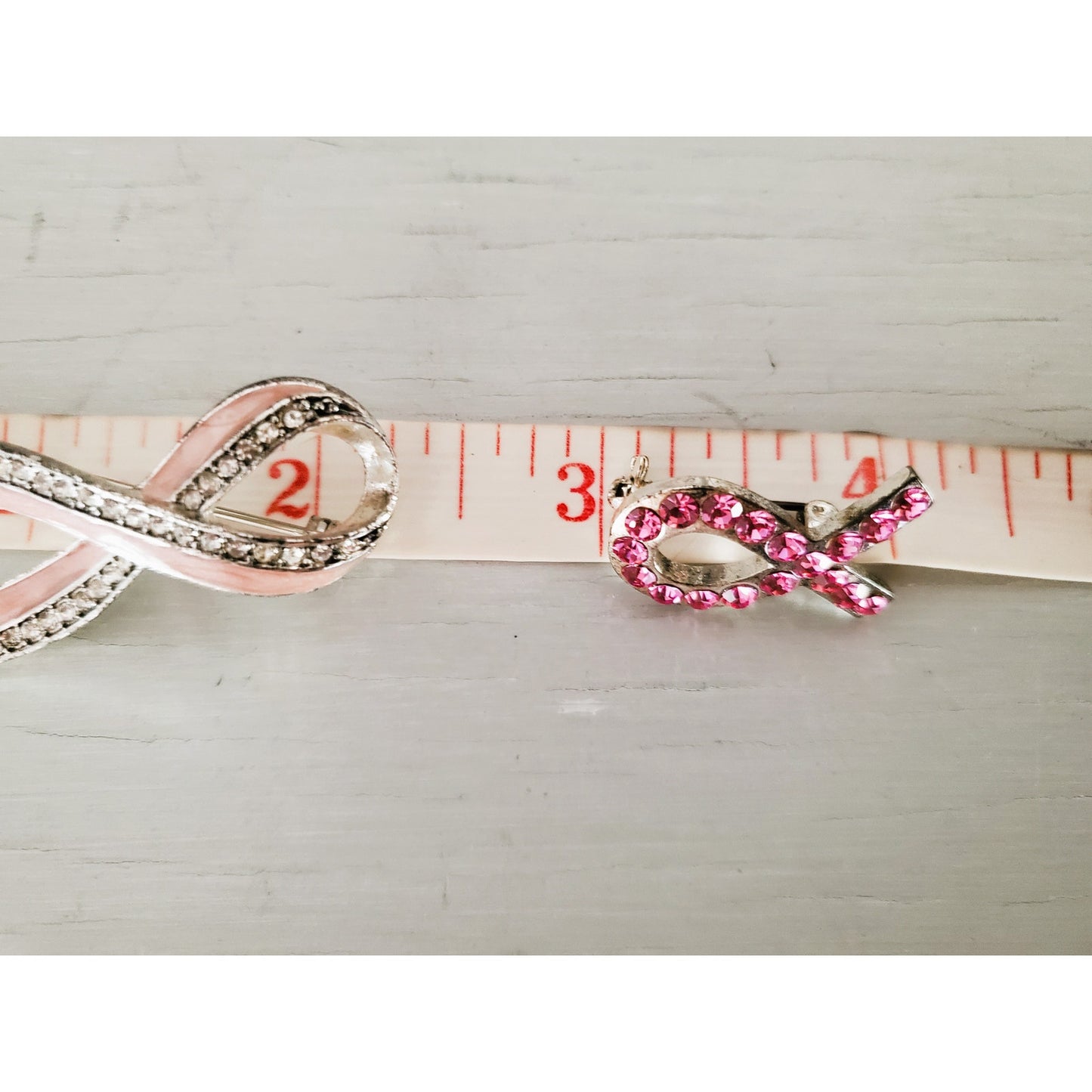 Vintage Lot of Breast Cancer Awareness Brooches
