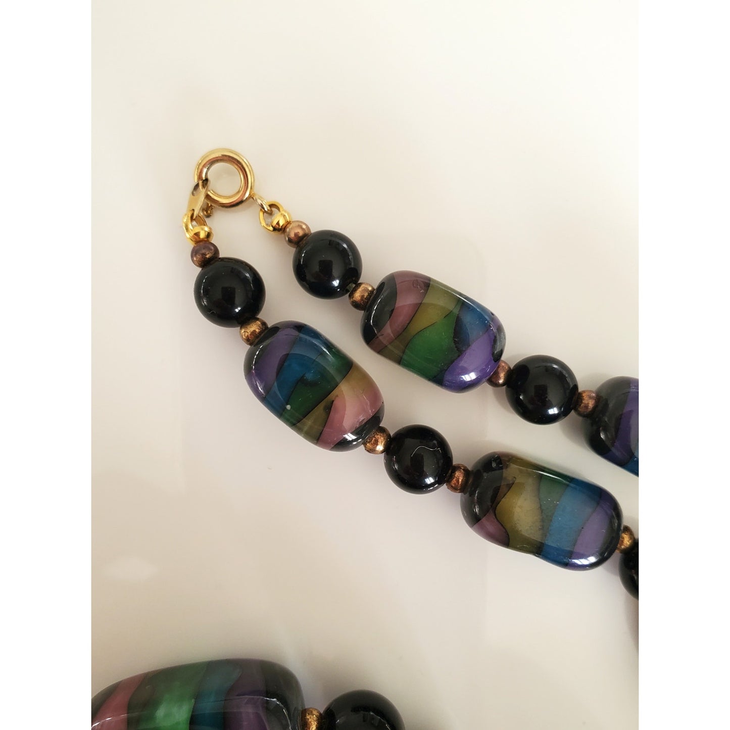 Vintage Rainbow Jewelry Set
