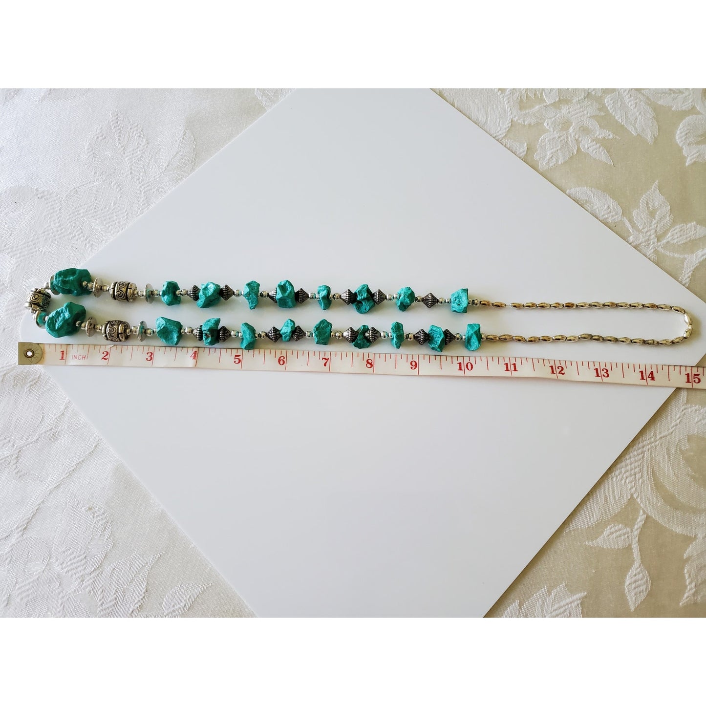 Vintage Turquoise Beaded Necklace