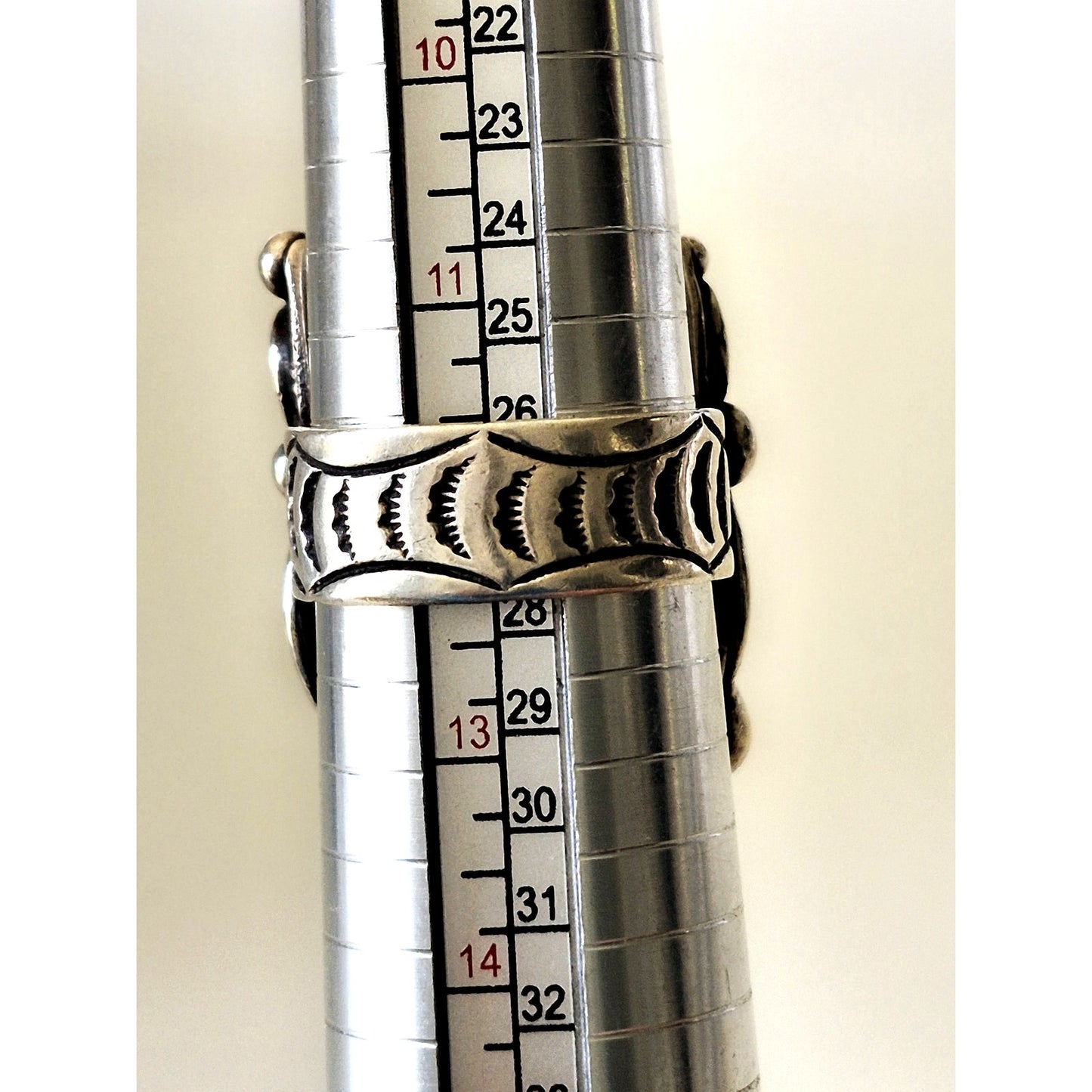 Vintage Lorenzo Bill Navajo Sterling Silver Turquoise Men's Ring