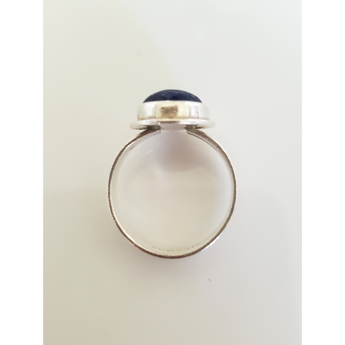 Vintage Sterling Silver Lapis Lazuli Pinky Ring
