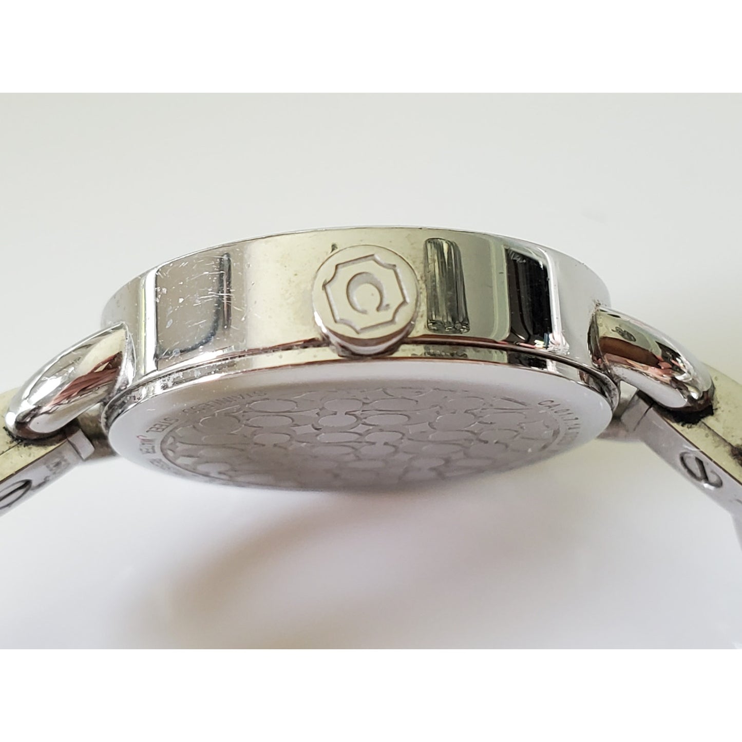 Vintage Silver Tone Coach Watch