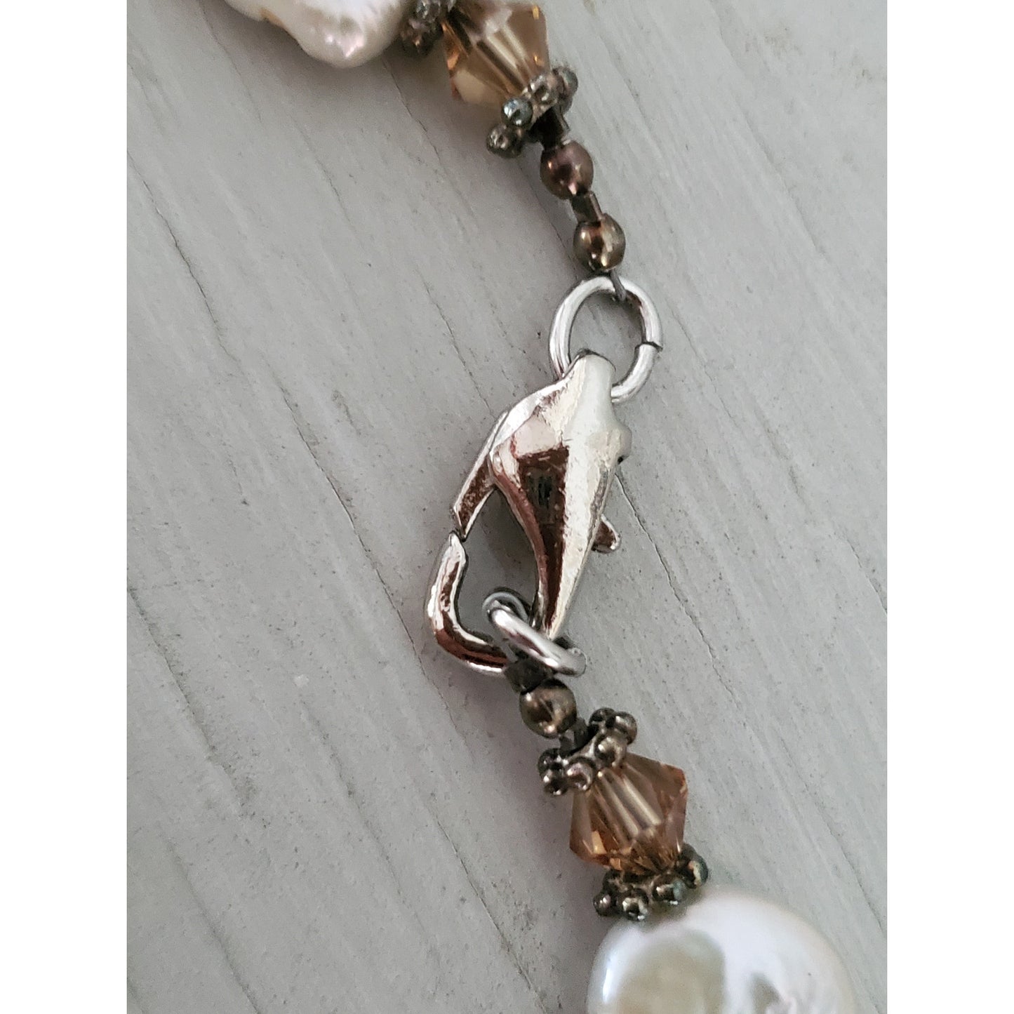 Cultured Pearl and Beaded Bracelet