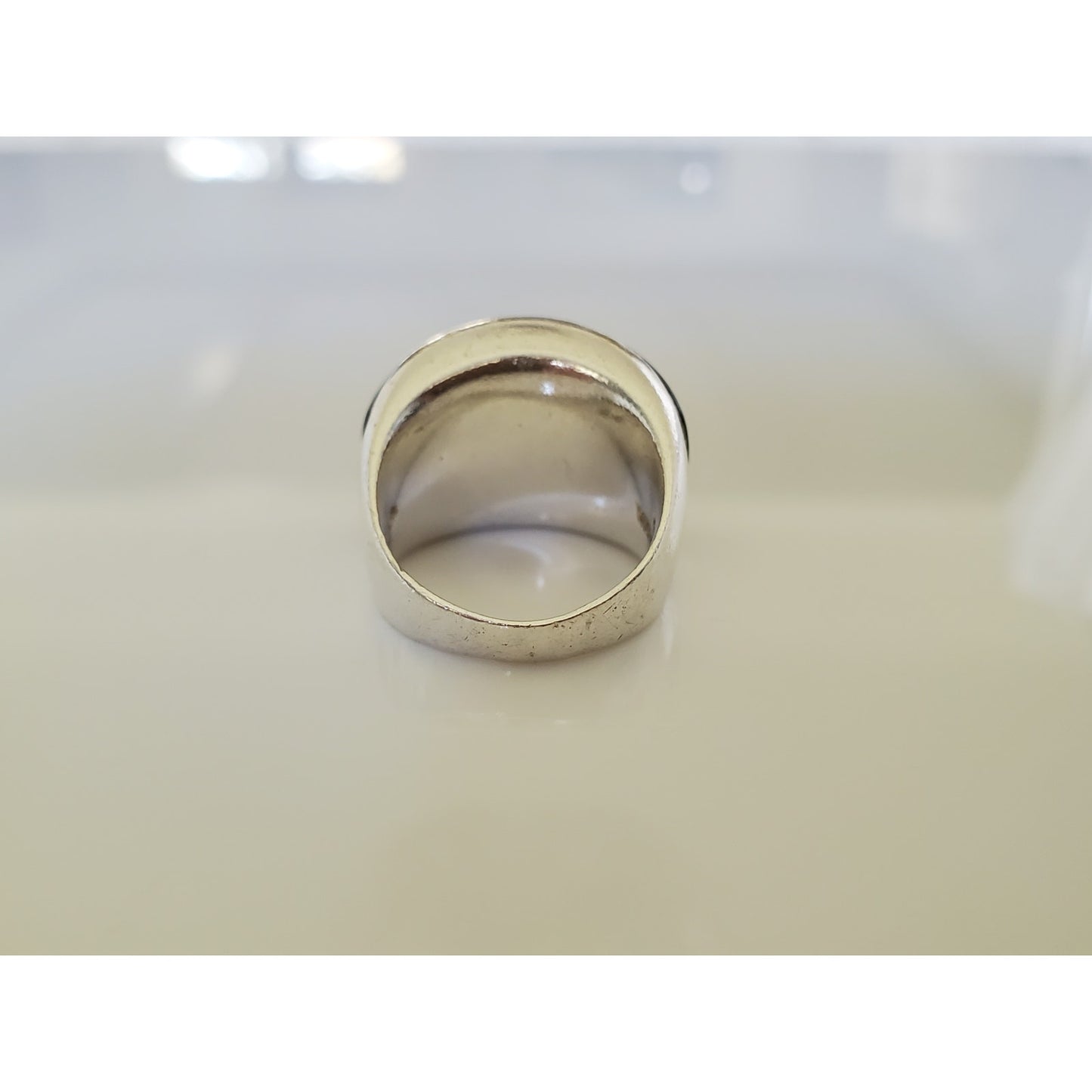 Germany Made Sterling Silver Onyx Ring
