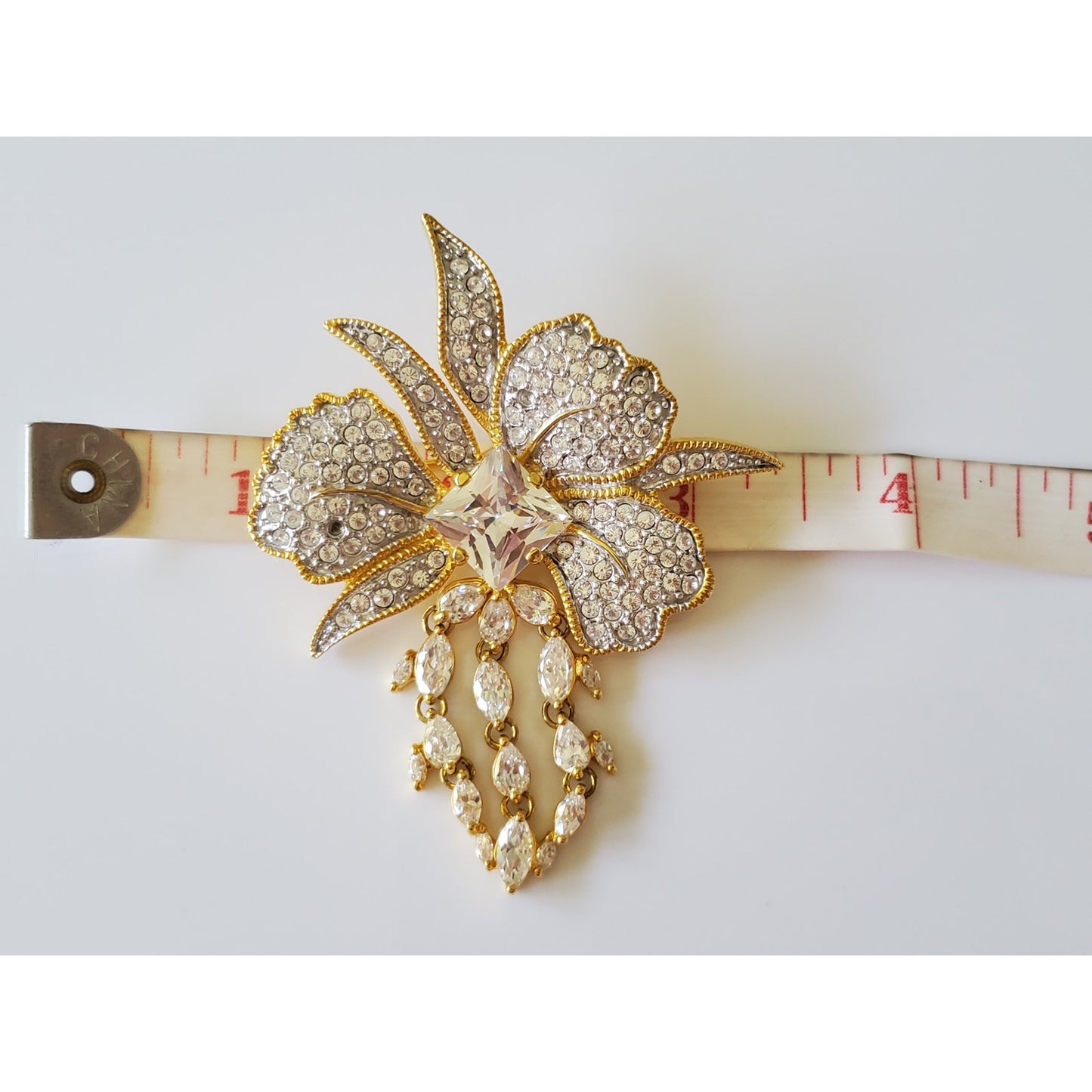 Vintage Nolan Miller Orchid Brooch