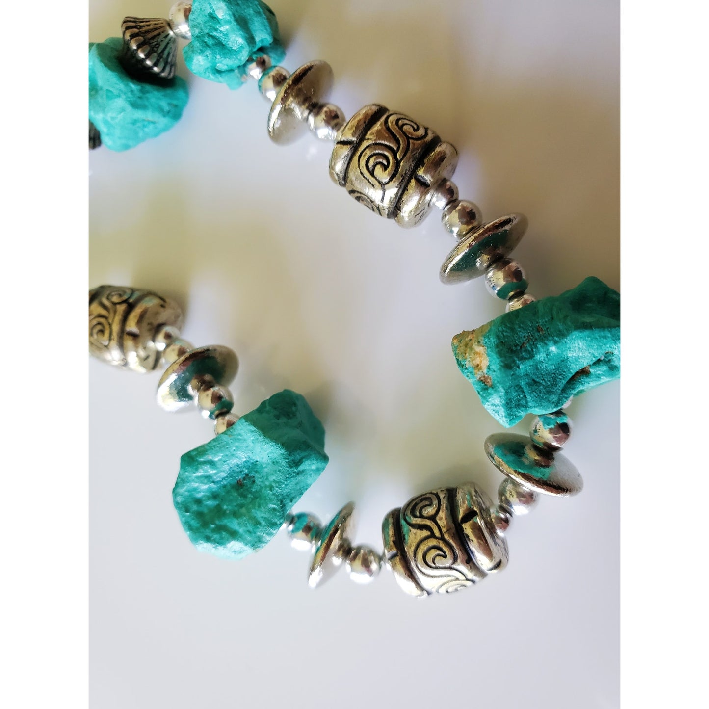 Vintage Turquoise Beaded Necklace