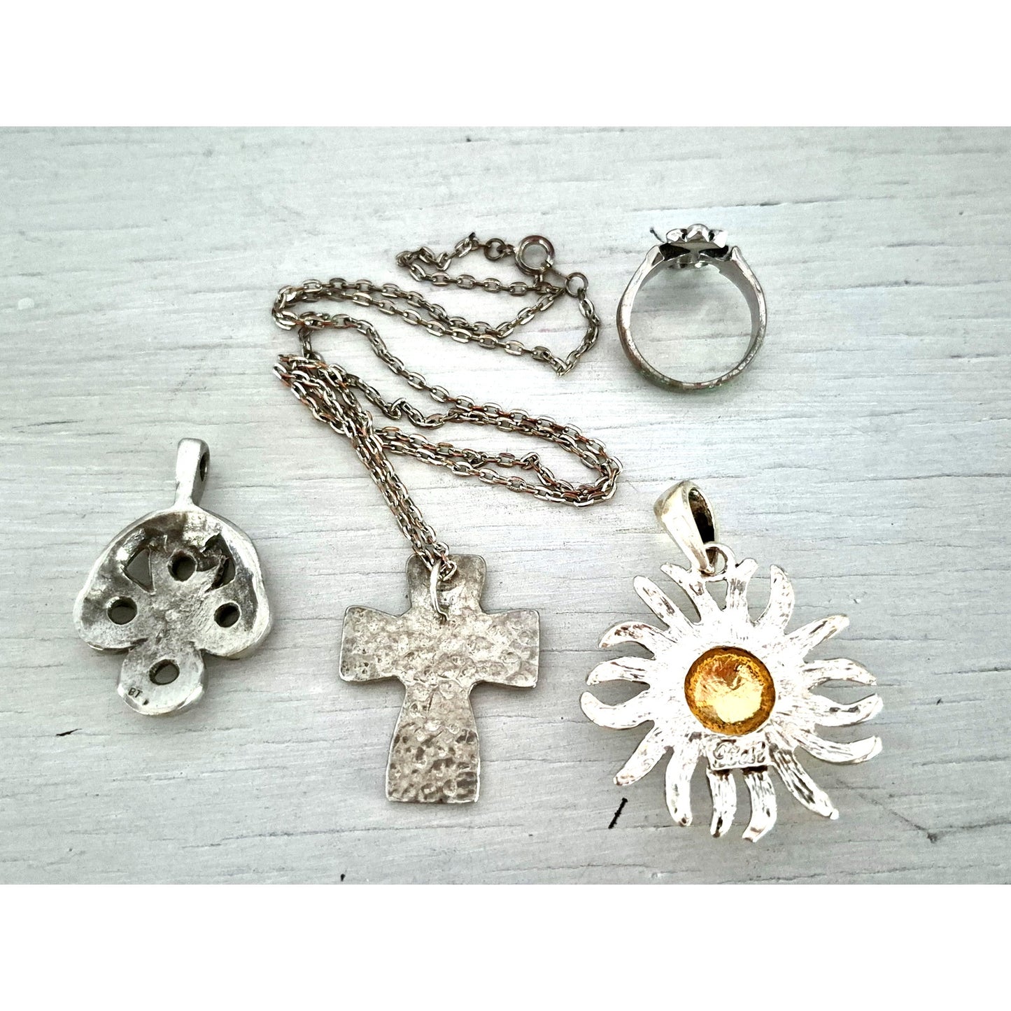 Vintage Lot of Silver-tone Jewelry
