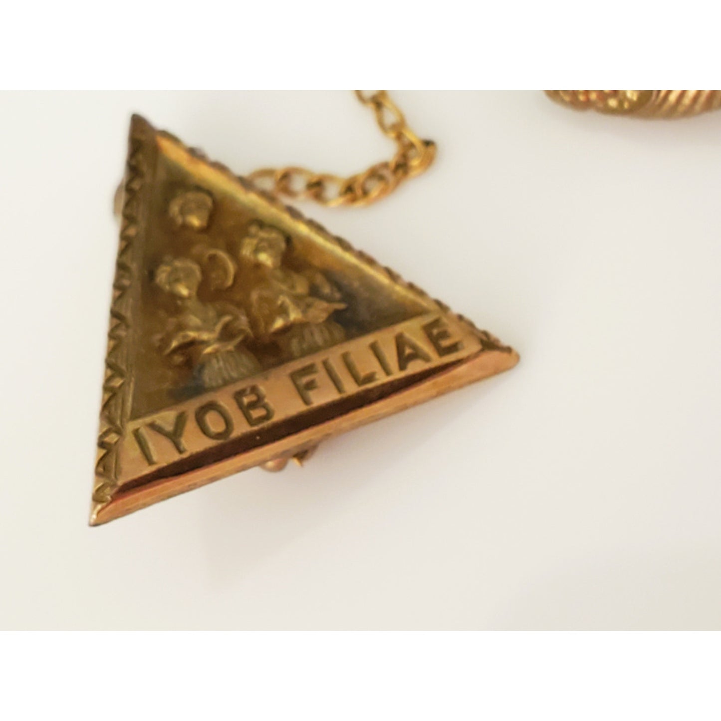 Vintage Masonic Job's Daughter Pin