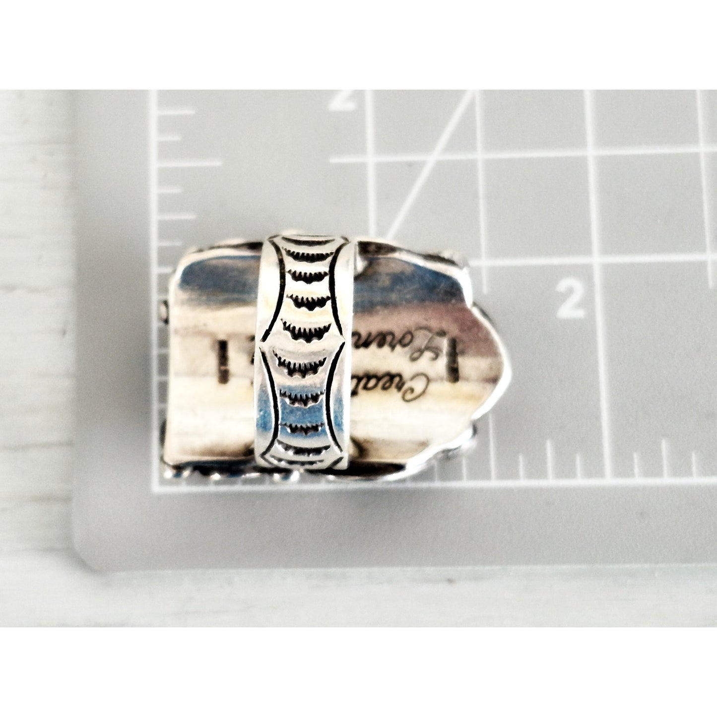 Vintage Lorenzo Bill Navajo Sterling Silver Turquoise Men's Ring
