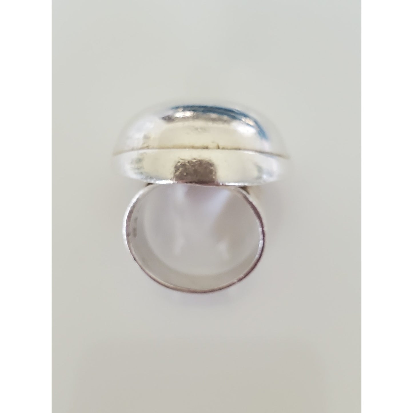 Vintage Peyote Bird Sterling Silver Large Dome Ring
