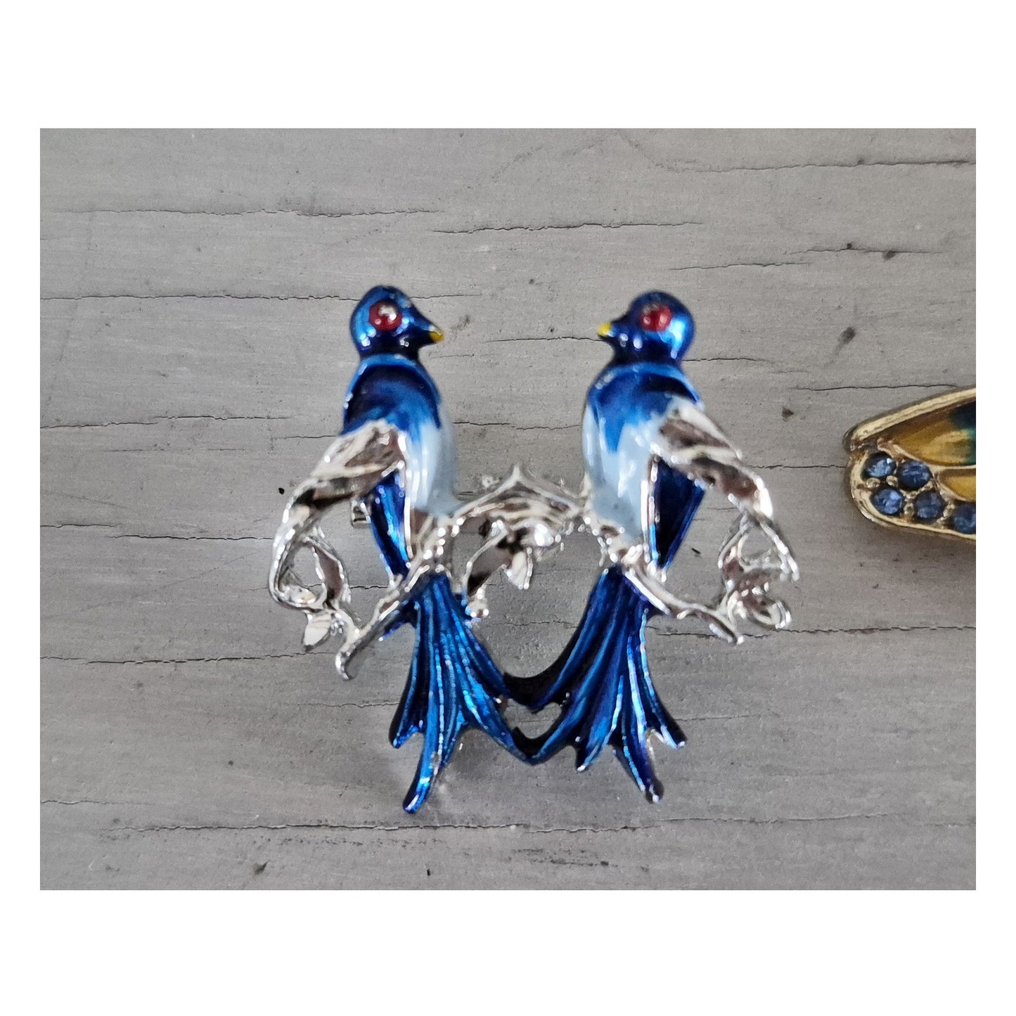 Vintage Bug and Animal Brooch Set