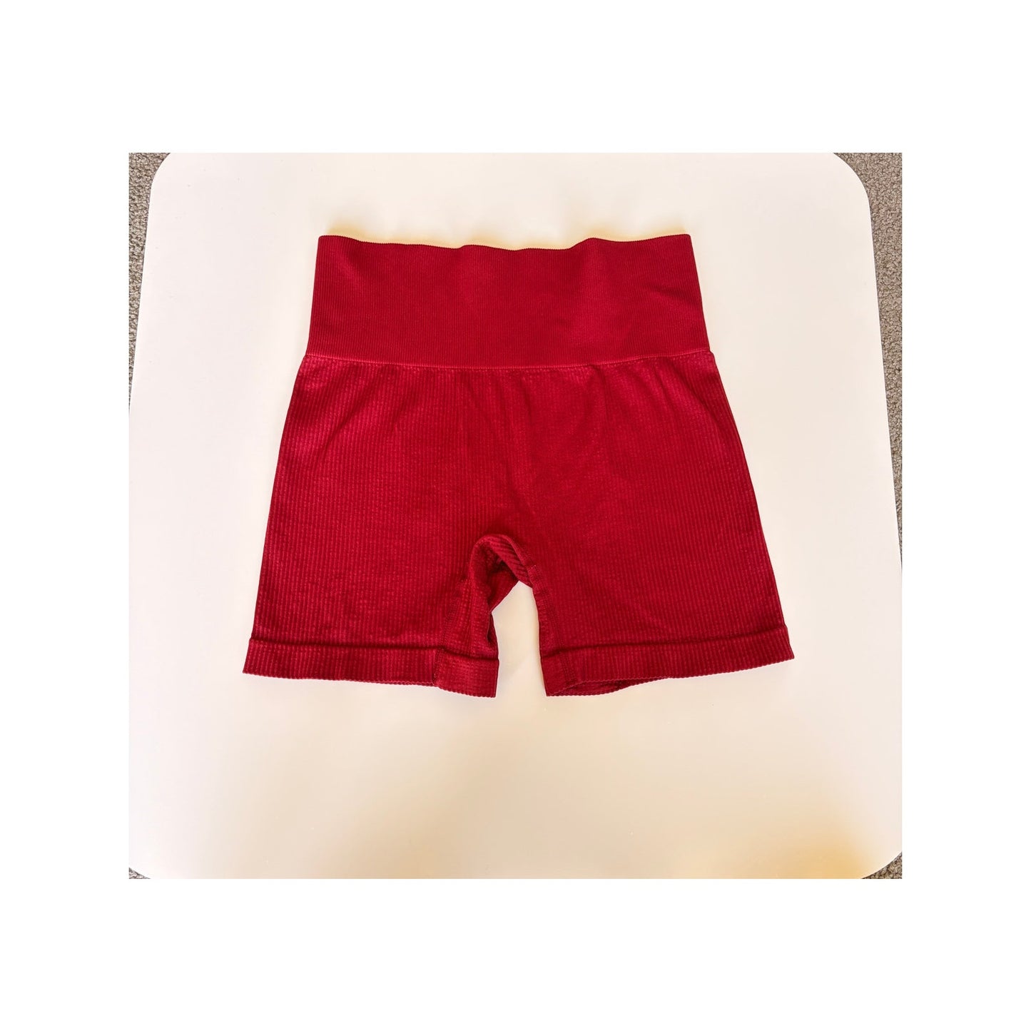 Target Red Biker Shorts