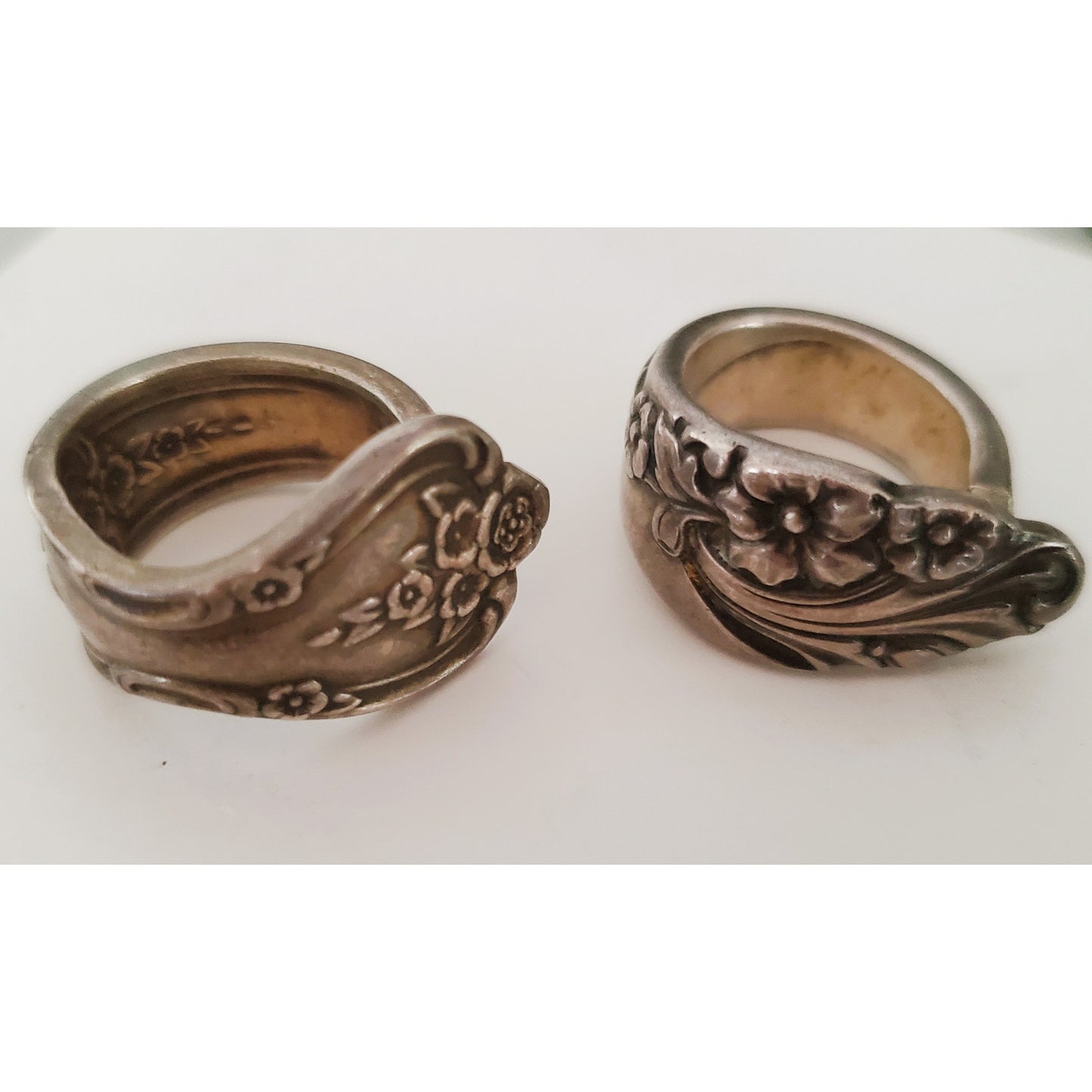 Vintage Oneida Spoon Silver Rings