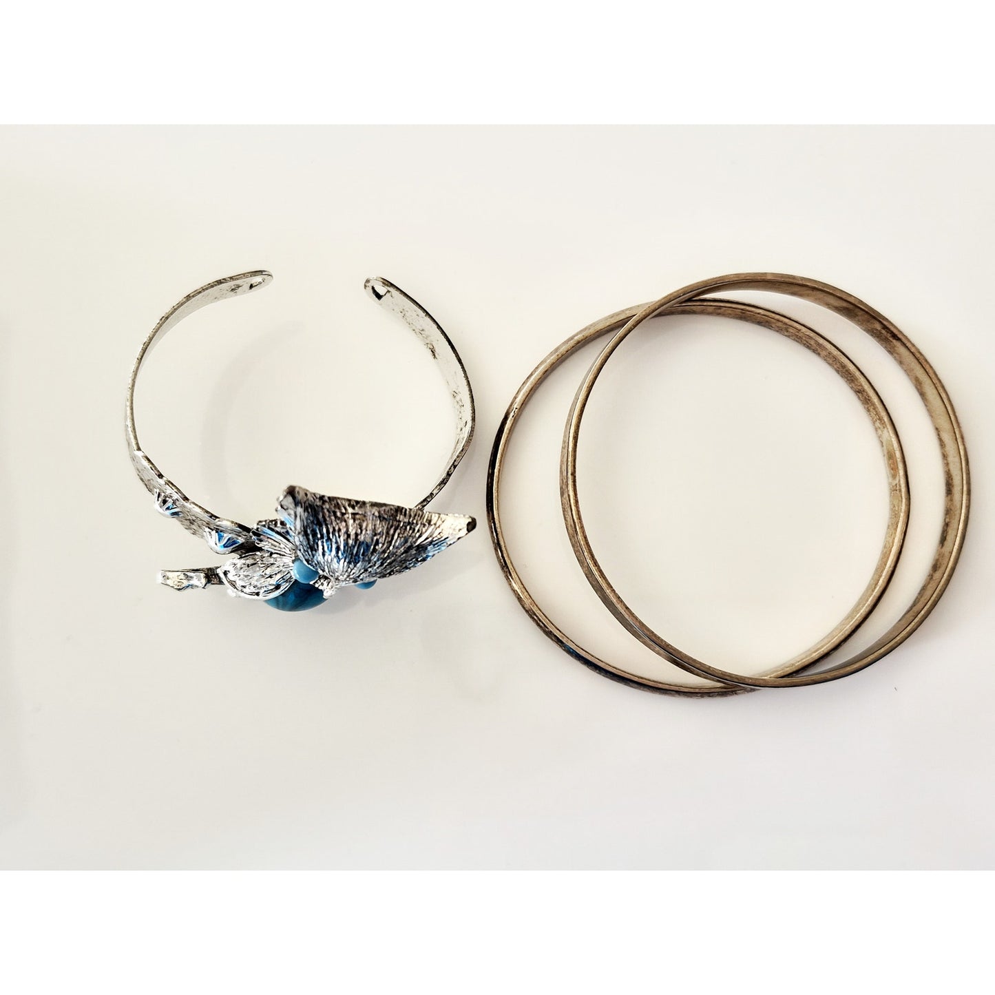 Vintage Silver-tone Bracelet Lot of 3