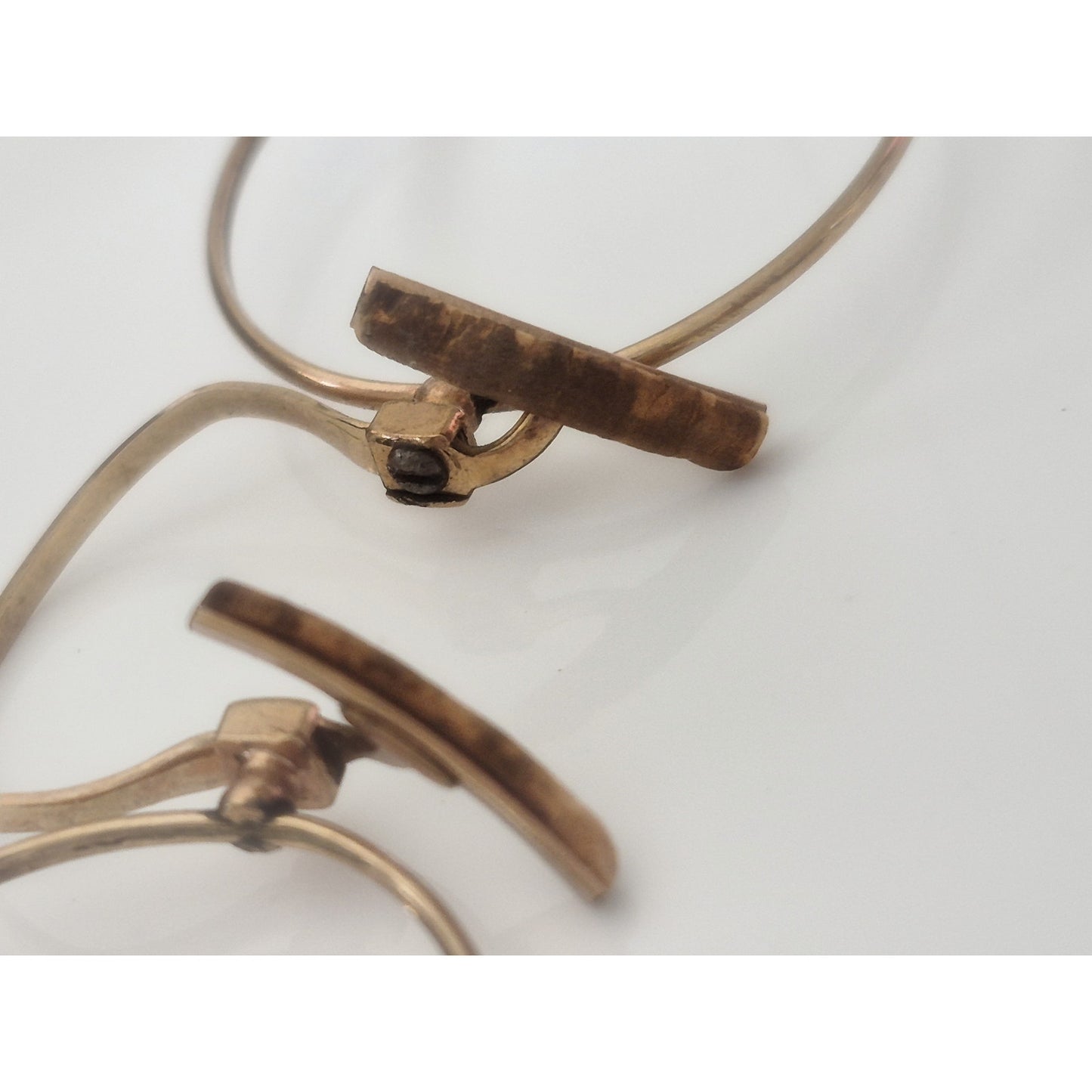 Antique Strobel Bros Spectacles Gold-Filled Thin Round Gold Frames
