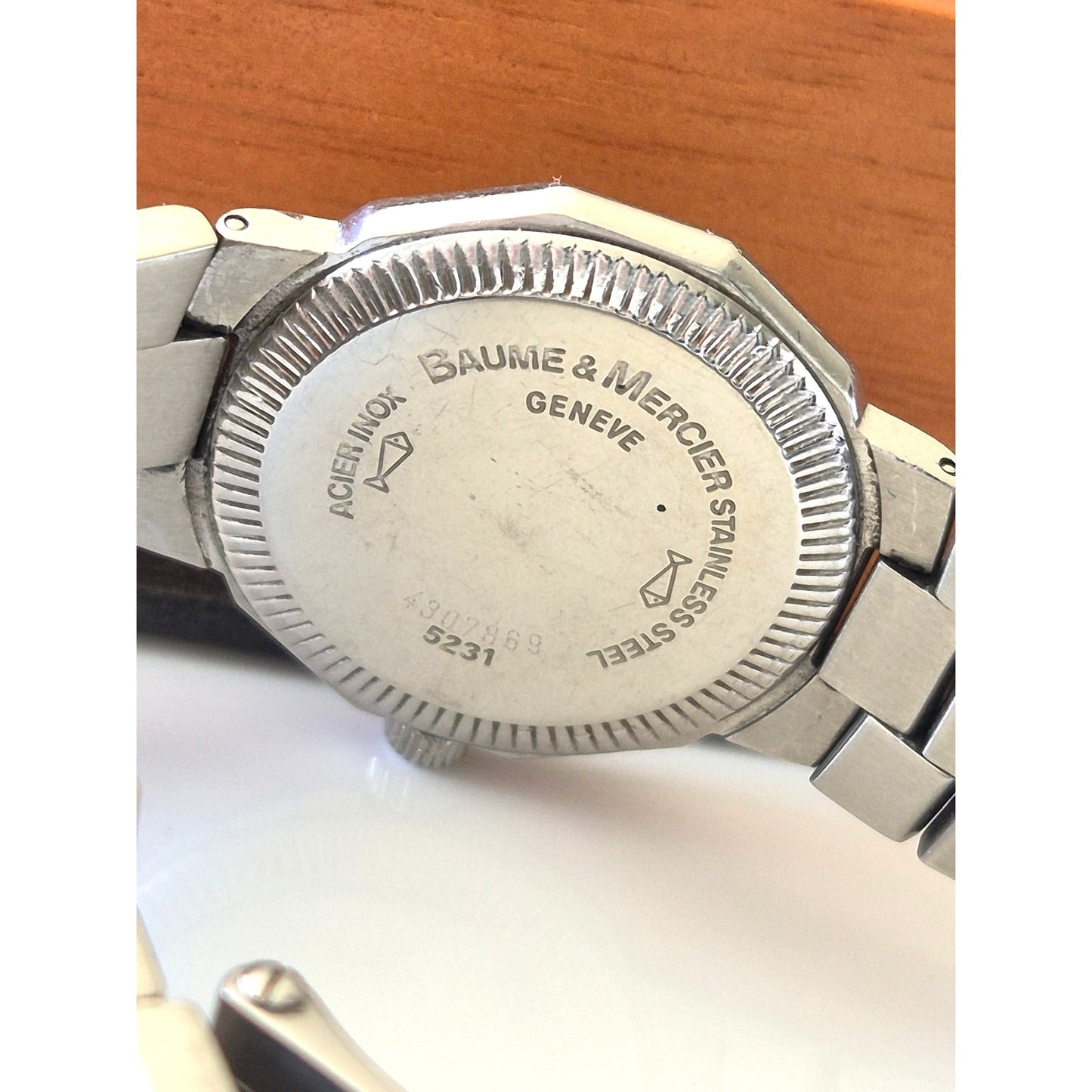 Baume & Mercier Geneve Rivieria Stainless Steel Watch 5231