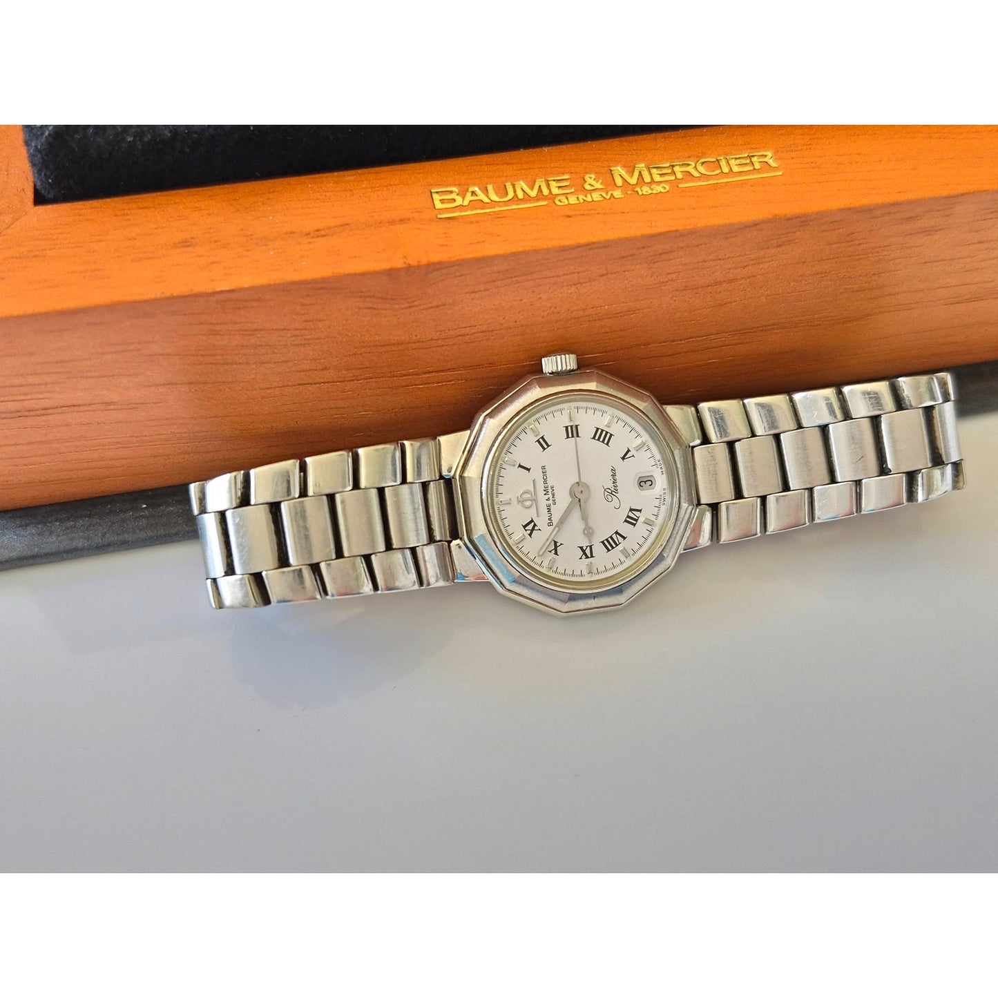 Baume & Mercier Geneve Rivieria Stainless Steel Watch 5231