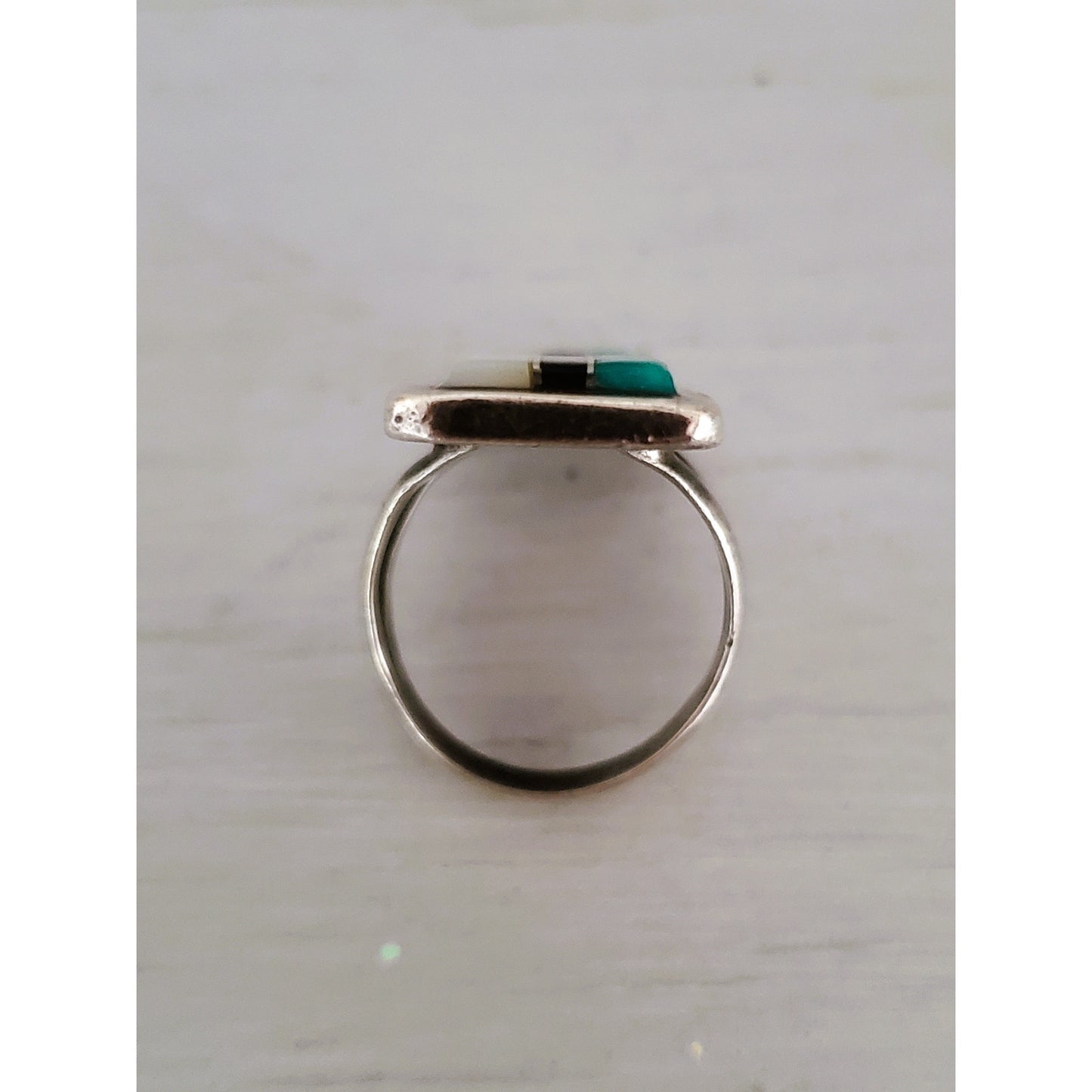 Vintage Native American Zuni WJ Panteah Ring