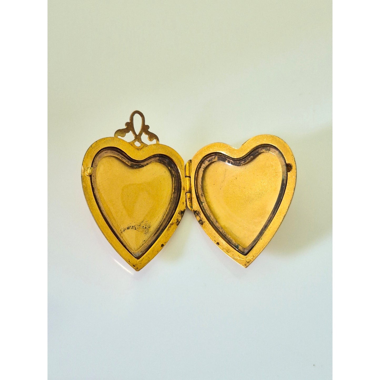 Vintage Gold Filled Shield Heart Locket