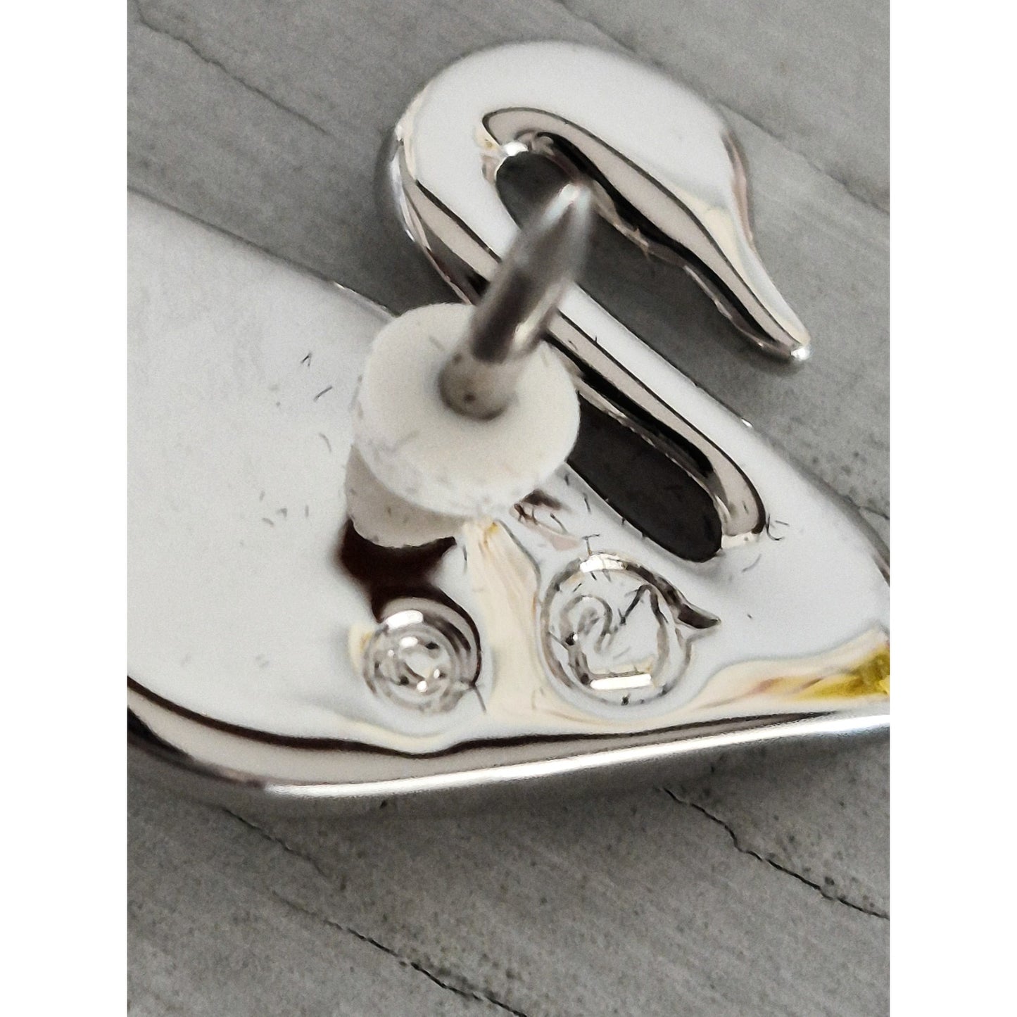 Vintage Swarovski Yellow Crystal Swan Pin