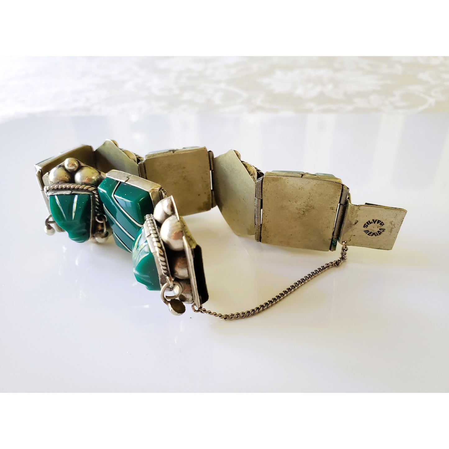 Vintage Mexico Sterling Silver Bracelet