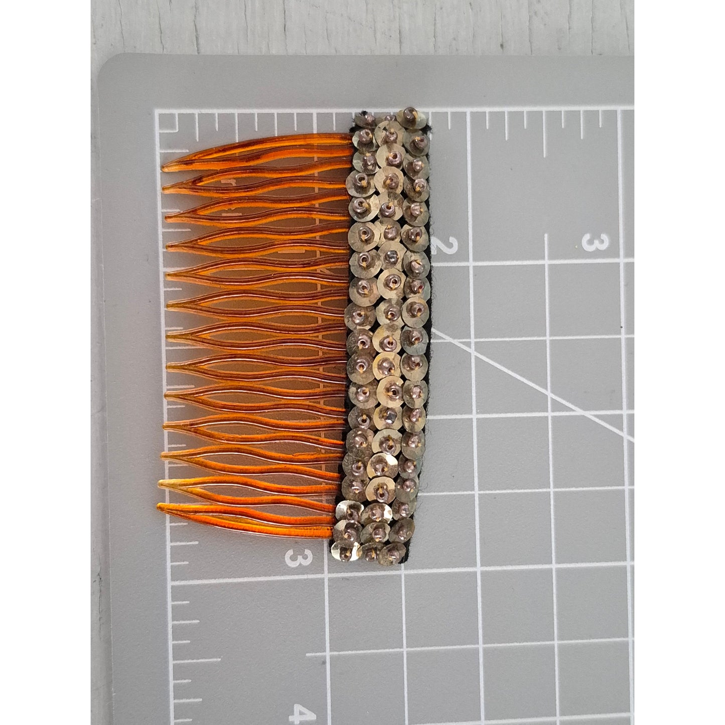 Vintage Hair Comb and Barrette Lot of 6