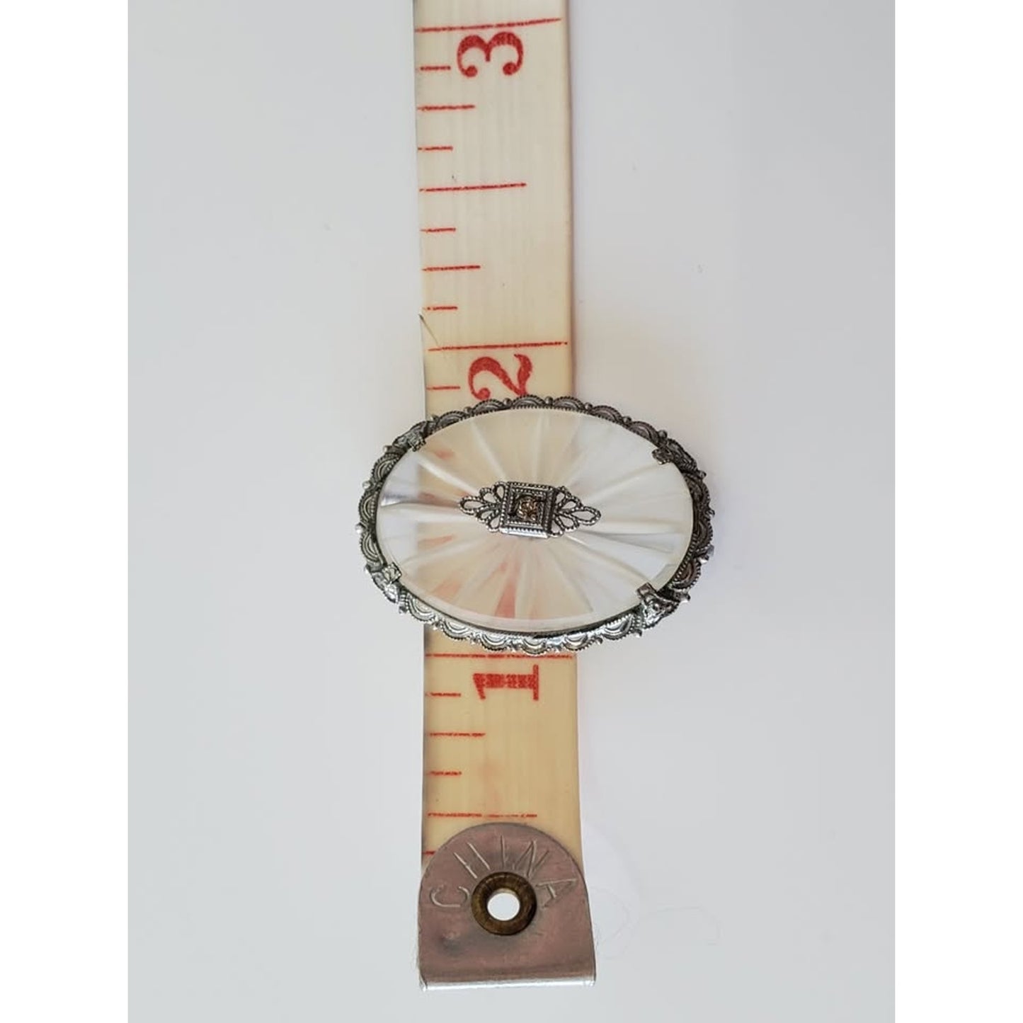 Vintage Camphor Brooch Pin