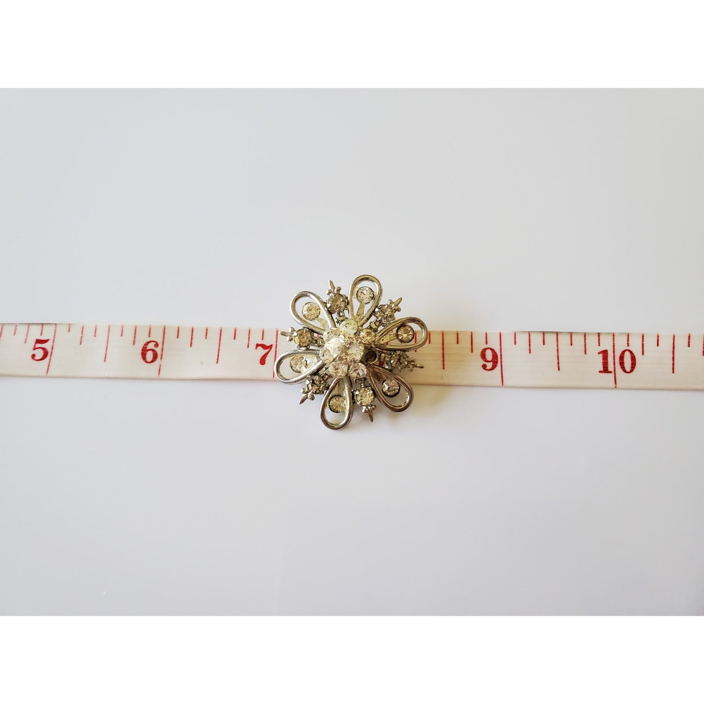 Vintage Lot of 3 Snowflake Silver Tone Brooches