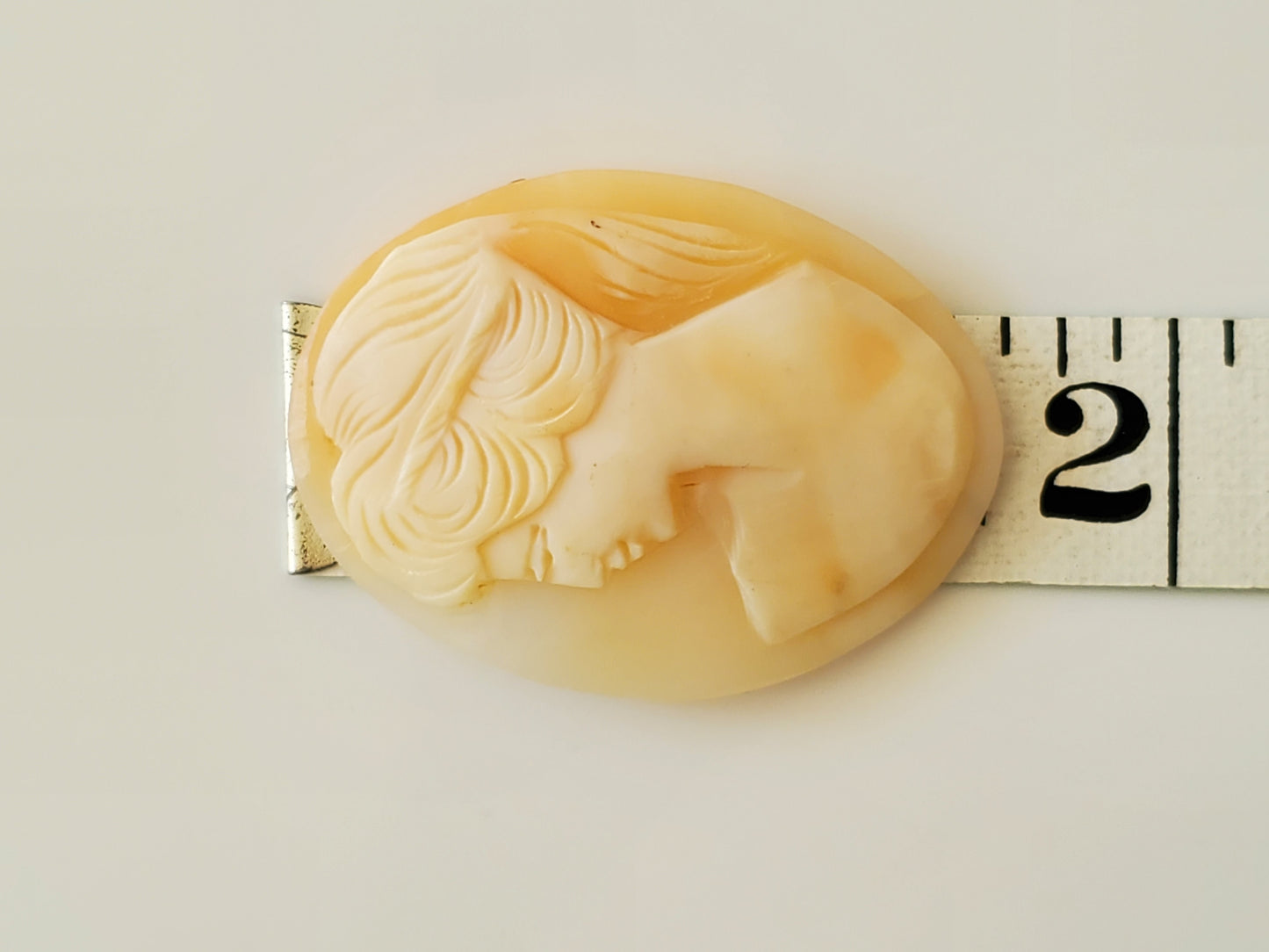 Antique Unmounted Hand Carved Victorian Woman Cameo