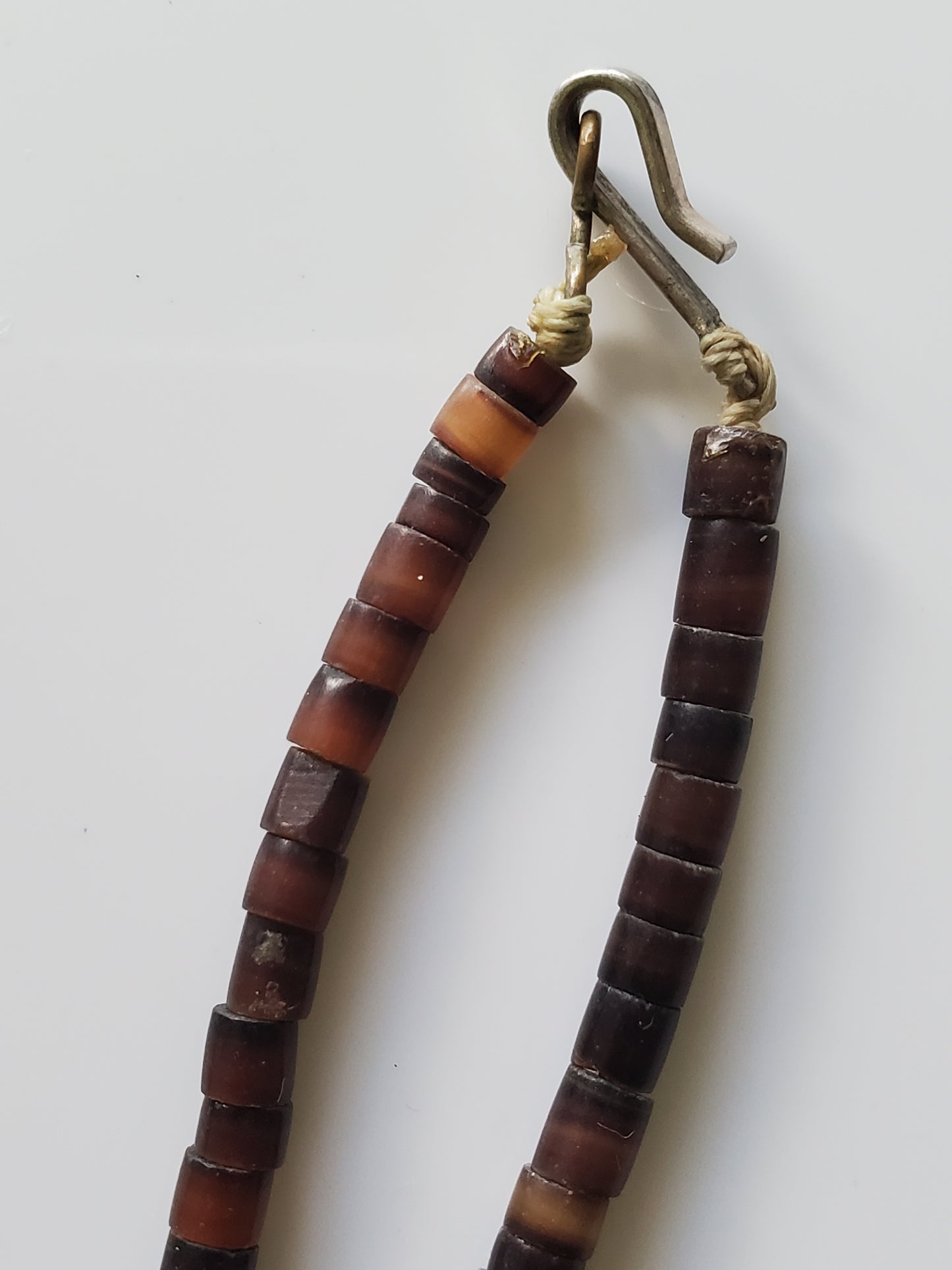 Vintage Native American Santo Domingo Heishi Eagle Shell Necklace