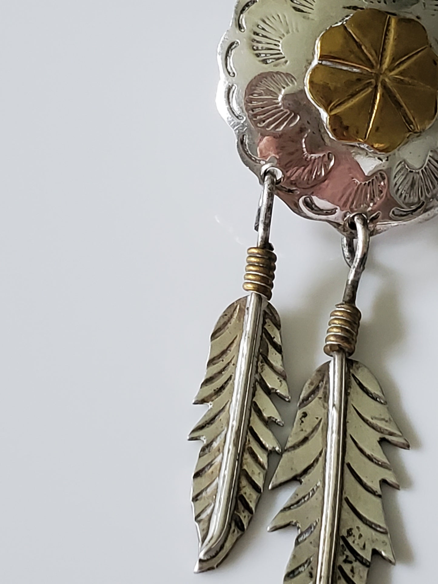 Sterling Silver Vintage Dream Catchers Post Earrings by Two Trees