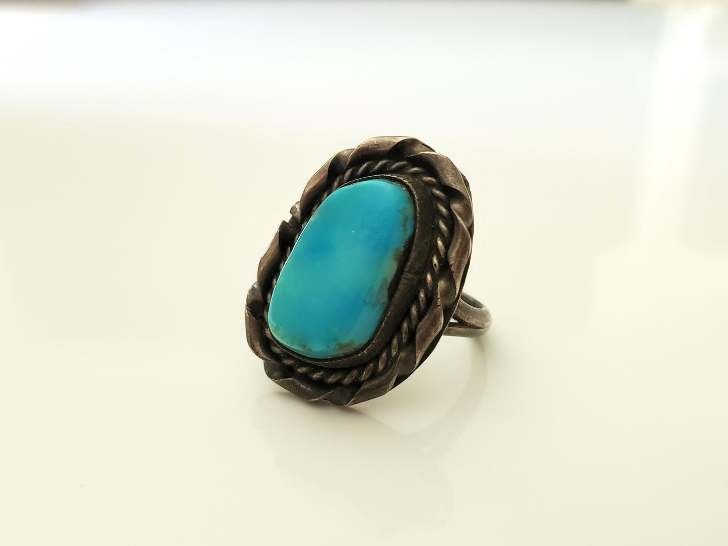 Vintage Turquoise Sterling Silver Ring