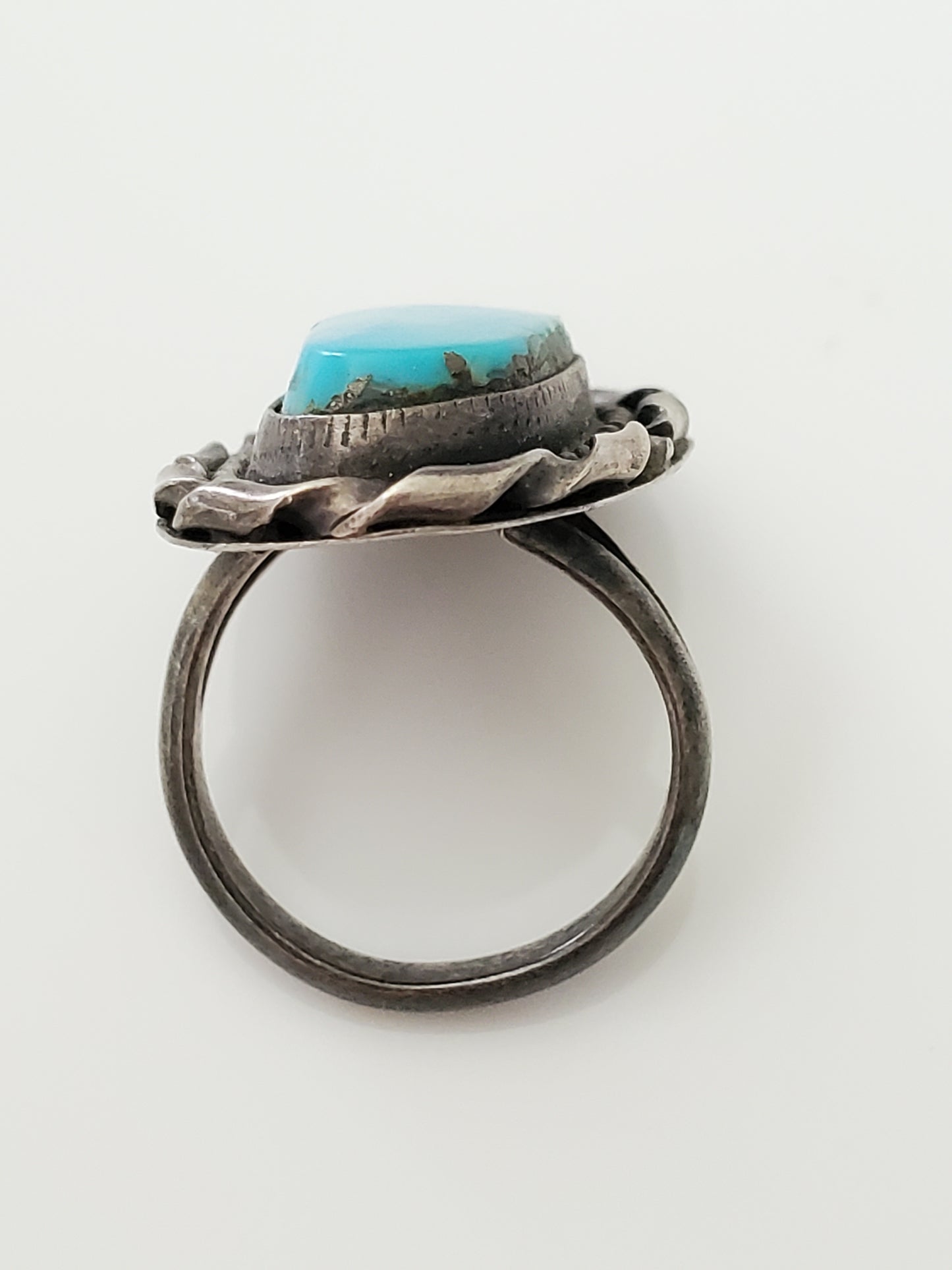 Vintage Turquoise Sterling Silver Ring