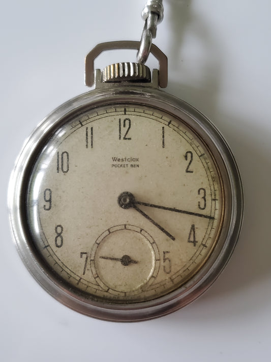 Vintage Westclox Pocket Ben Pocket Watch