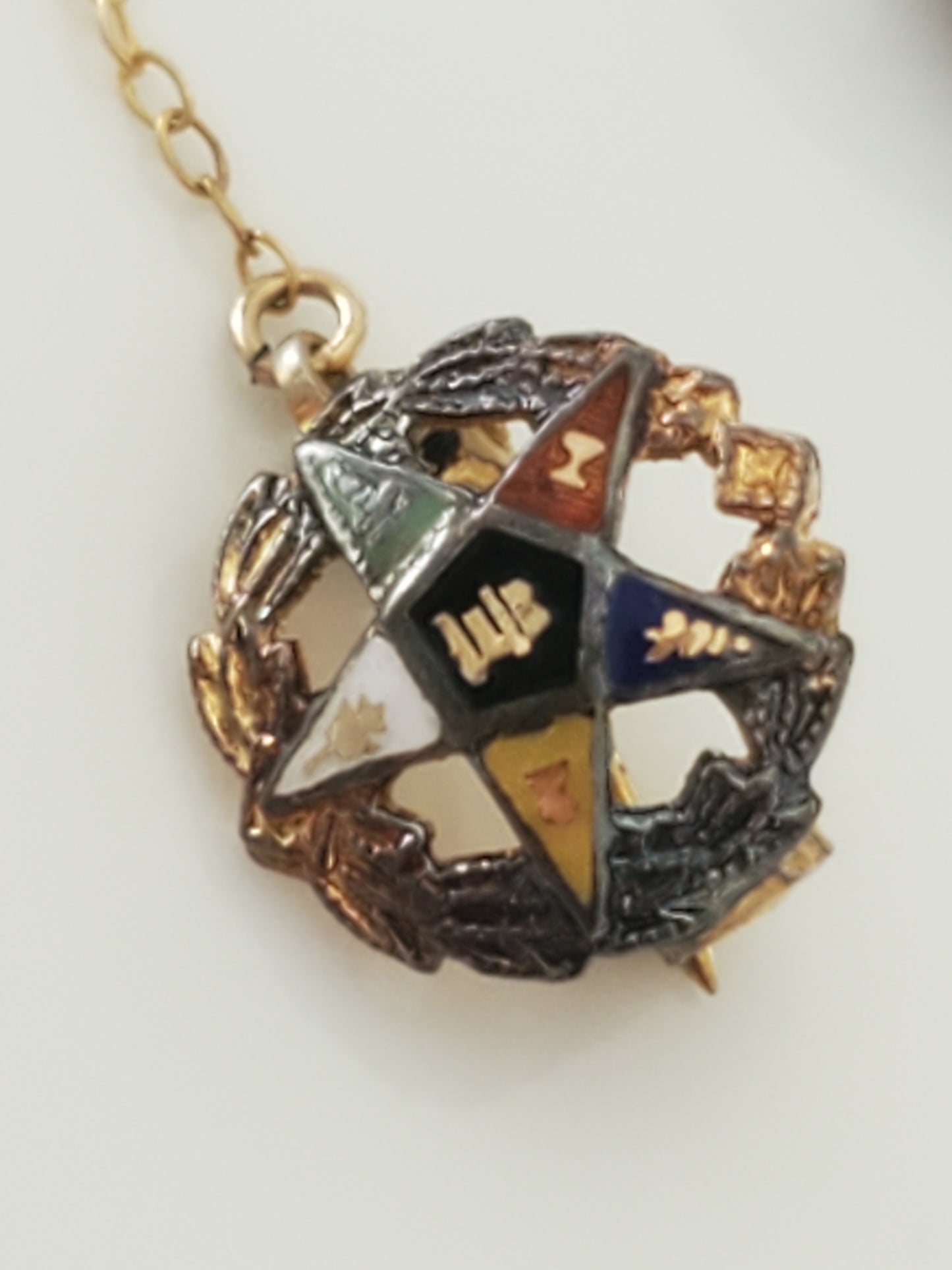 Vintage Order of the Eastern Star Grand Matron Lapel Pin Lot of 3