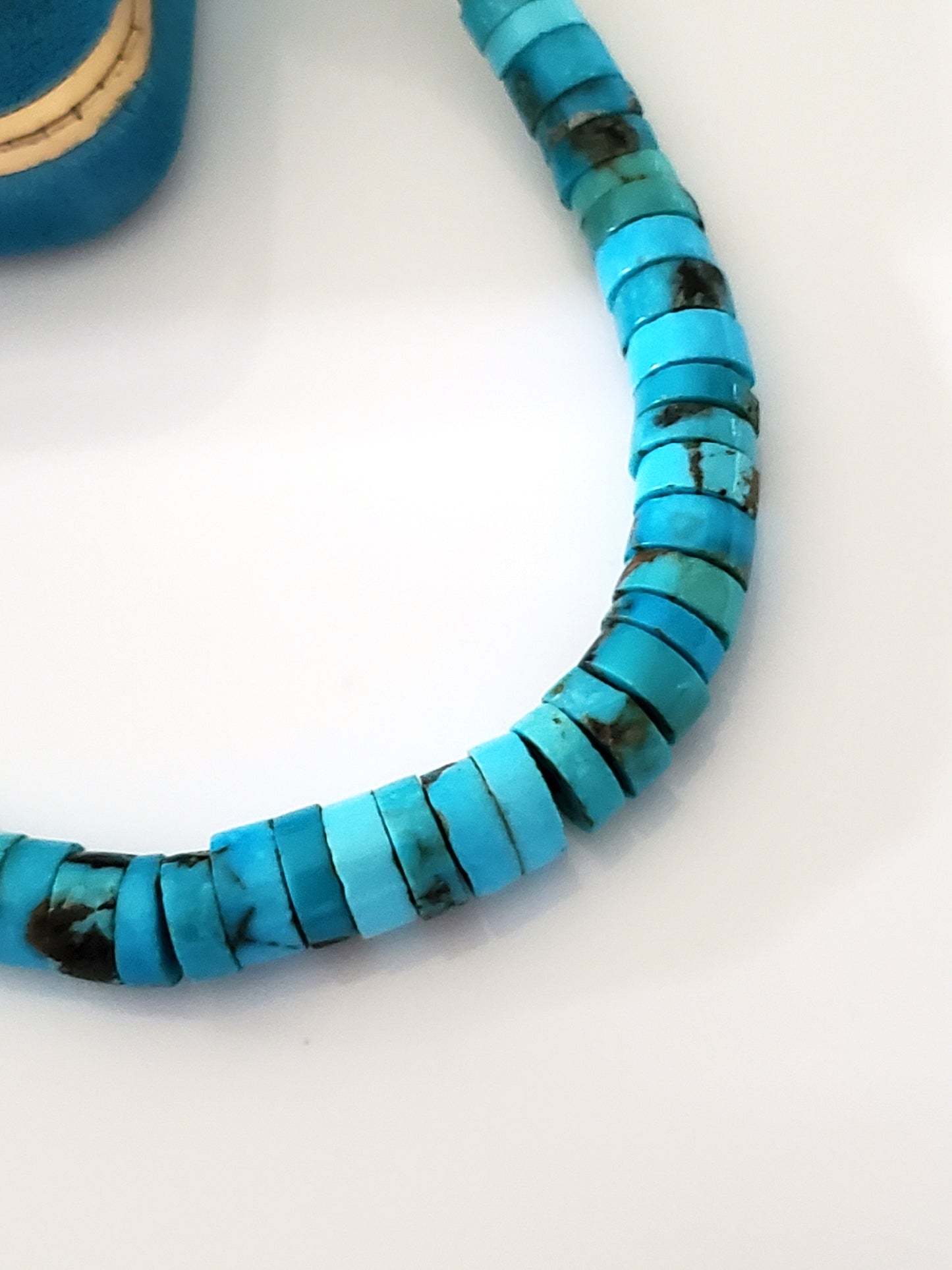 Vintage Kingman Turquoise Choker Necklace