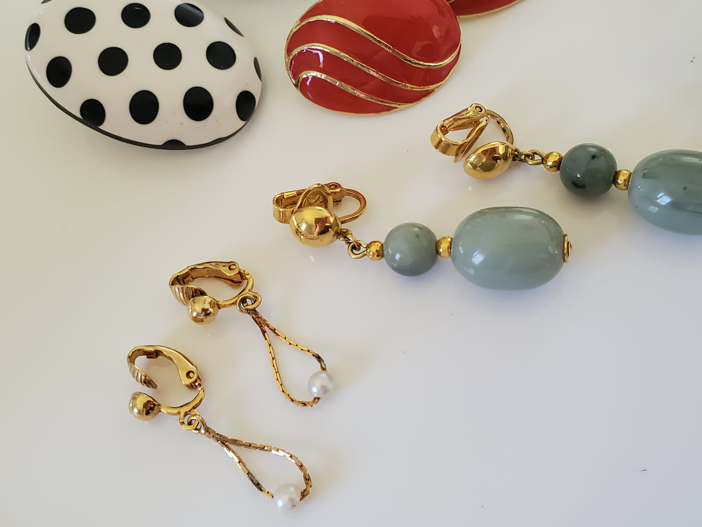 Vintage Lot of Clip On Earrings
