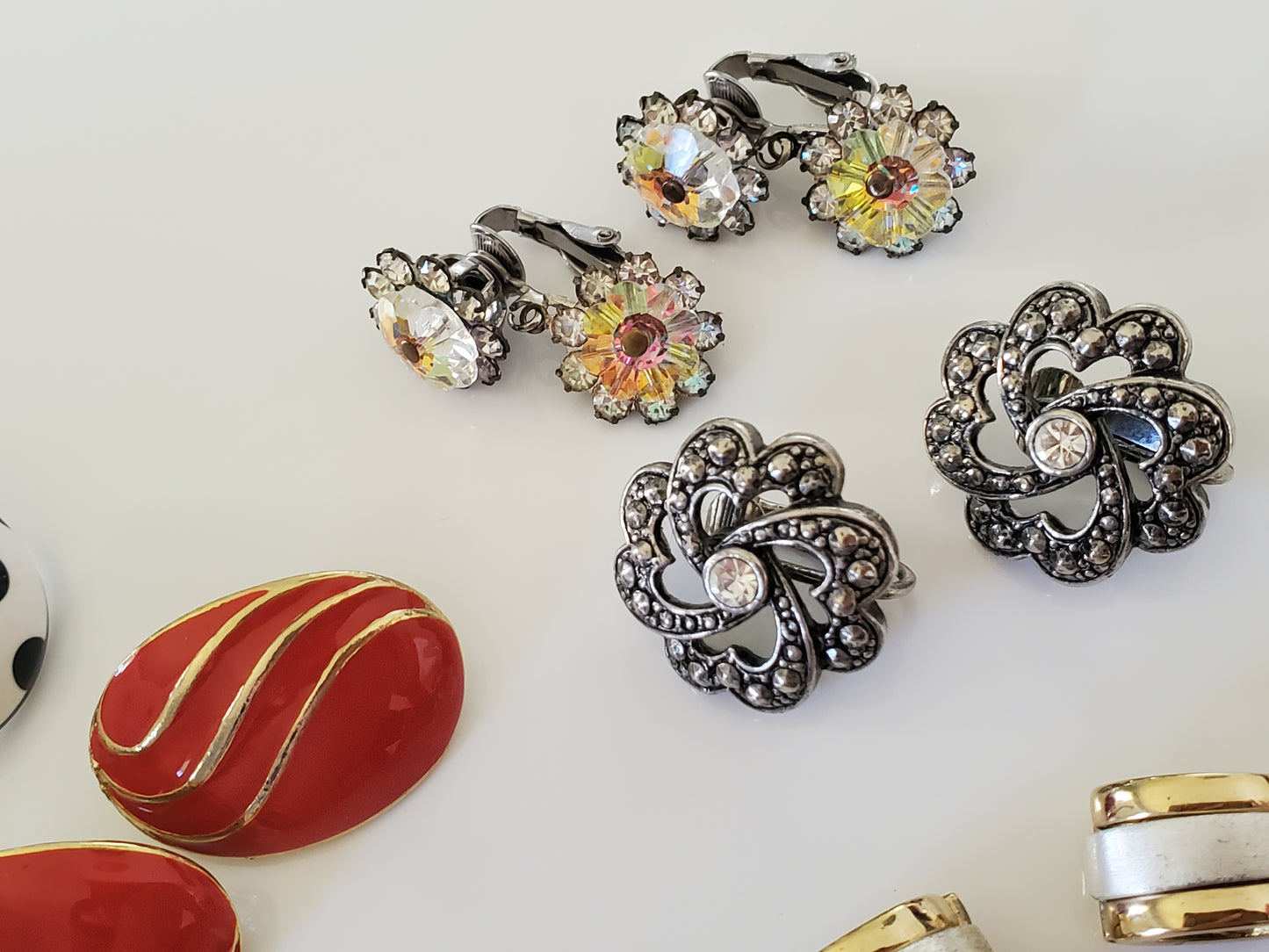 Vintage Lot of Clip On Earrings