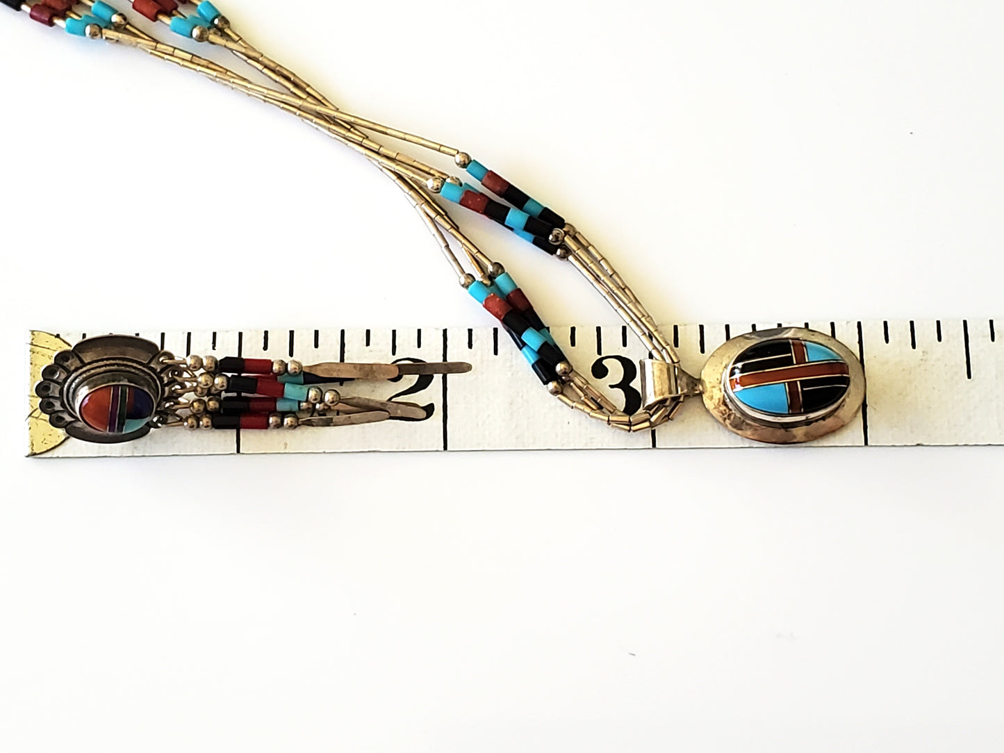 Q. T. Quoc Turquoise Inc Signed Southwestern Jewelry Set