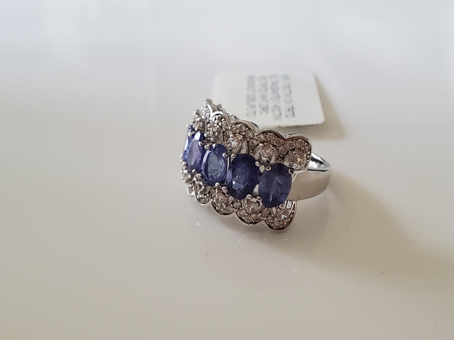 Tanzanite Sterling Silver Ring