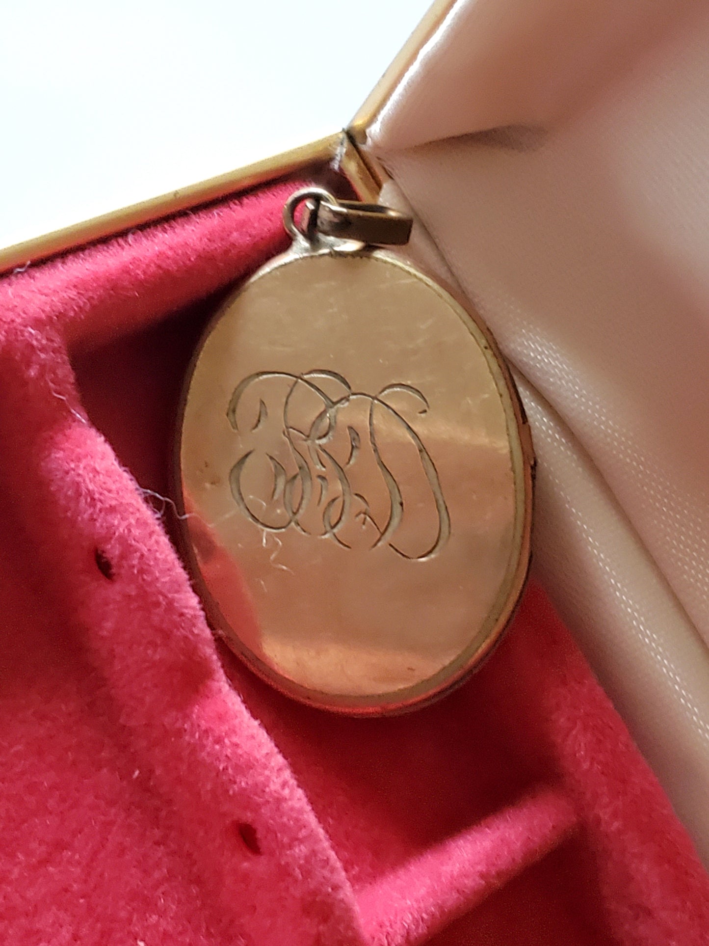 Antique Gold-fill Monogram Locket